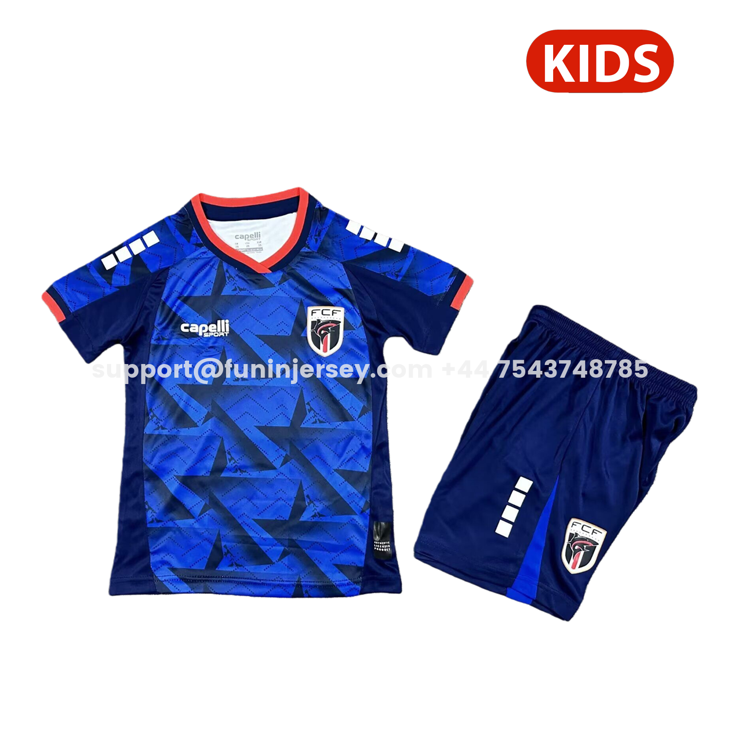 Funinjersey-Cabo Verde 2026 Home Kids Kit