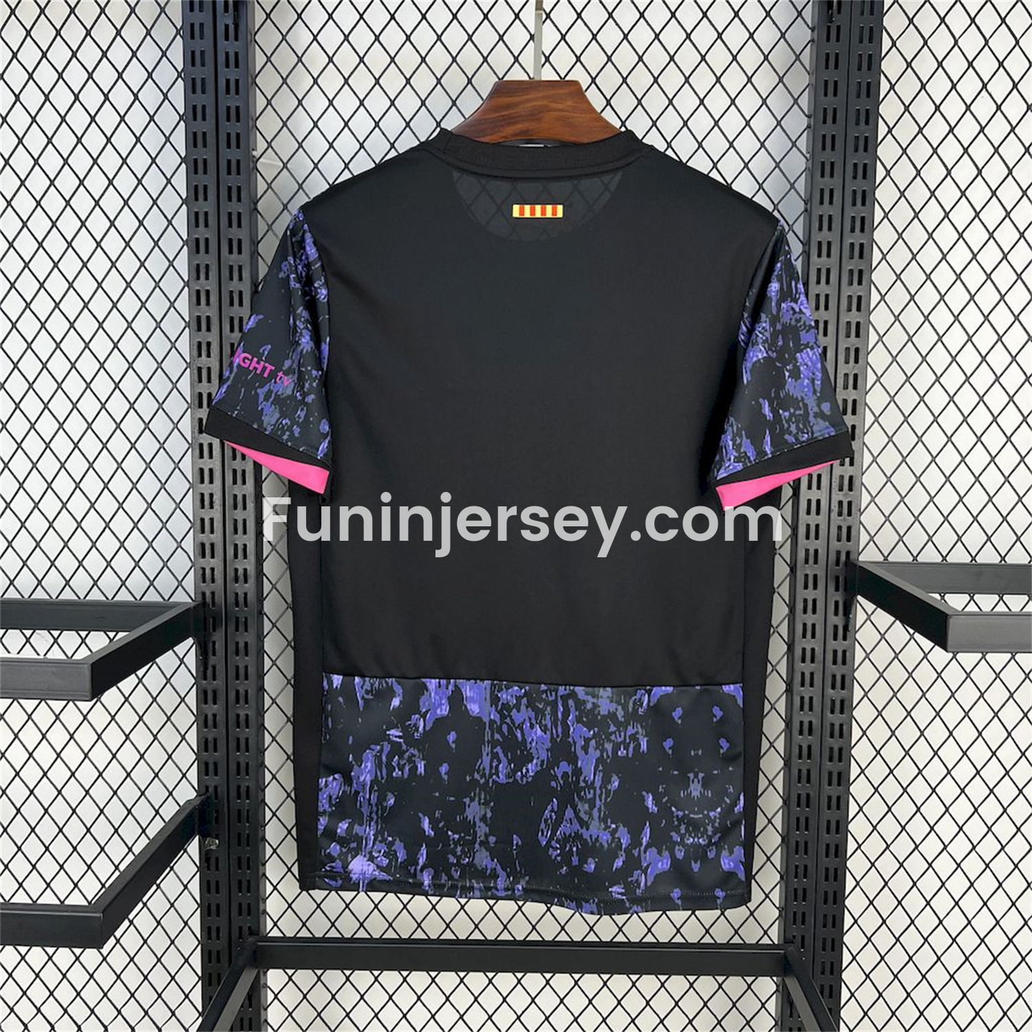 Funinjersey-Barcelona 25-26 Purple Rock Pattern Jersey - Fans Version