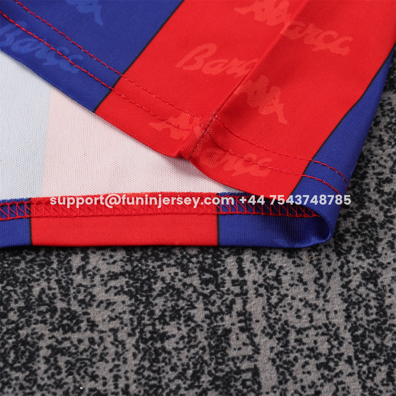 Funinjersey-Retro Barcelona 1996-97 Home Kids Kit