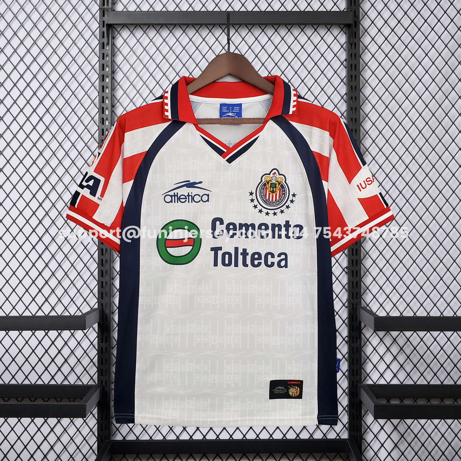 Funinjersey-Retro Chivas de Guadalajara 1999-00 Away Jersey