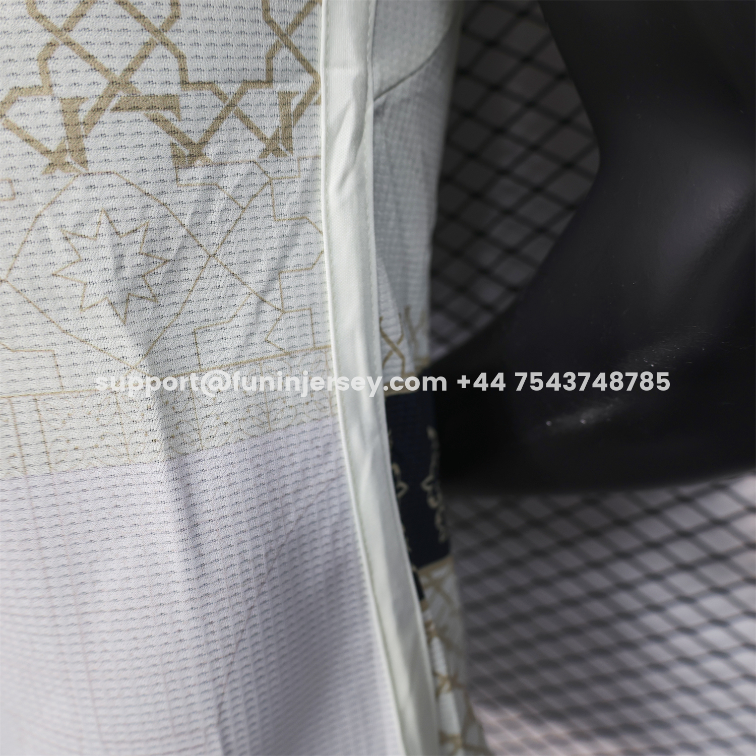 Funinjersey-Algeria 25-26 Light Yellow with Black Classical Pattern Jersey - Player Version