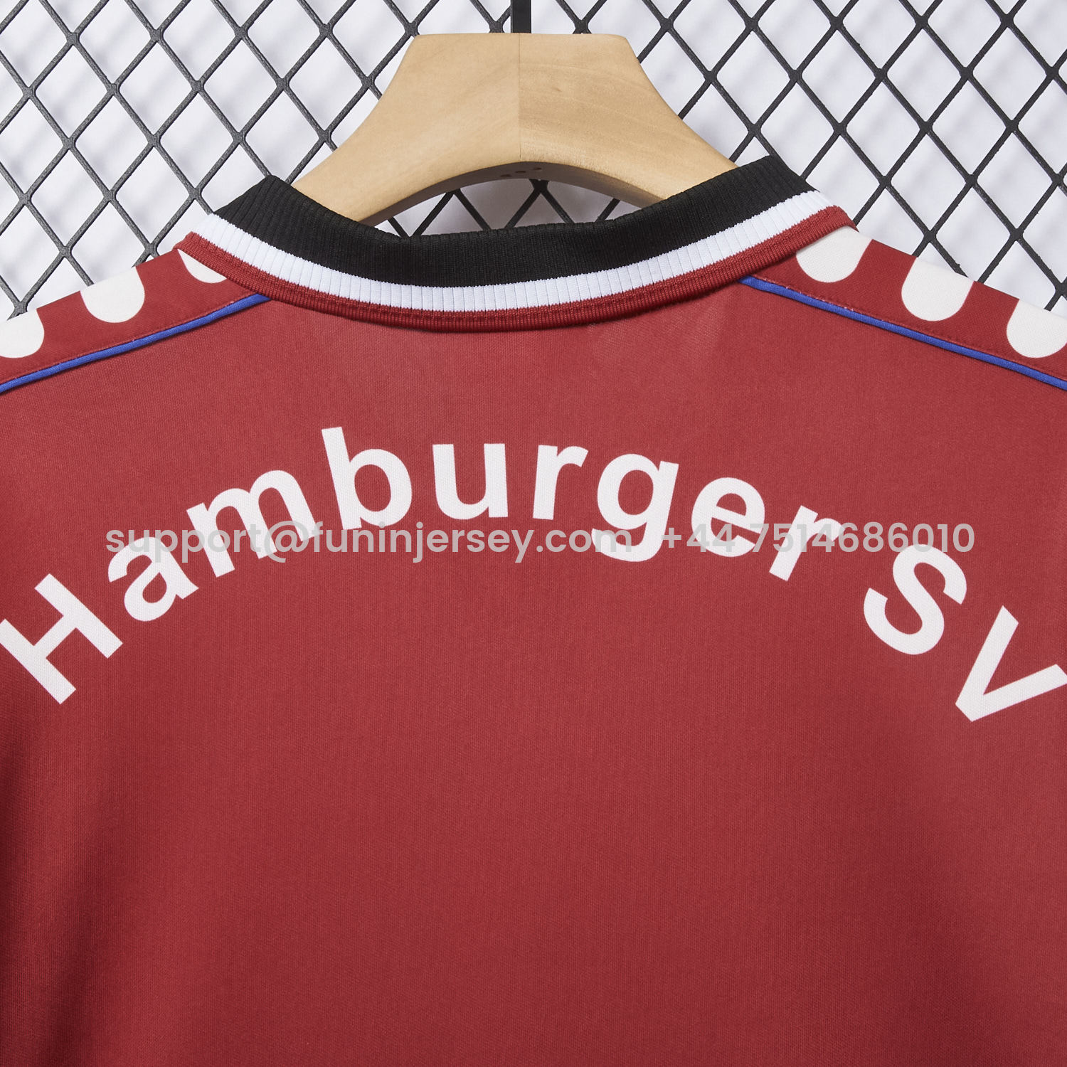 Funinjersey-Retro Hamburger SV 1999-00 Third Red Jersey