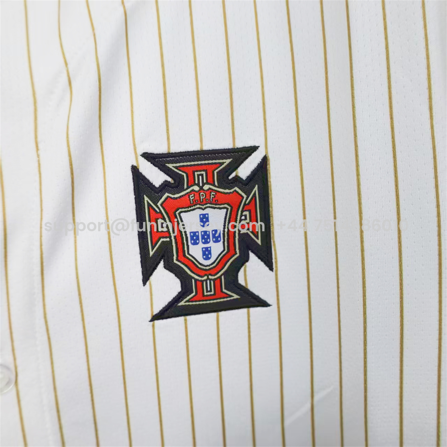 Funinjersey-Portugal 2025-26 White Baseball Jersey