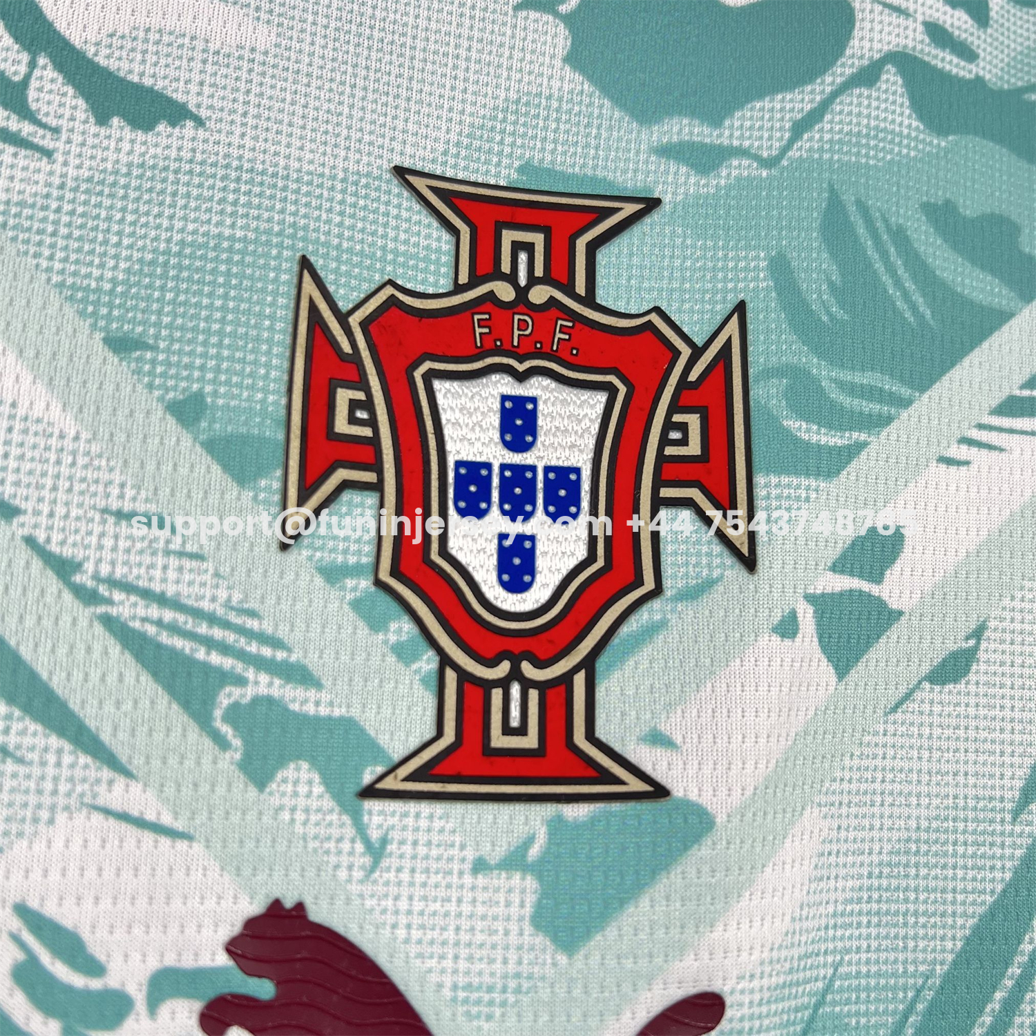 Funinjersey-Women's Portugal 2026 Away White And Cyan Jersey