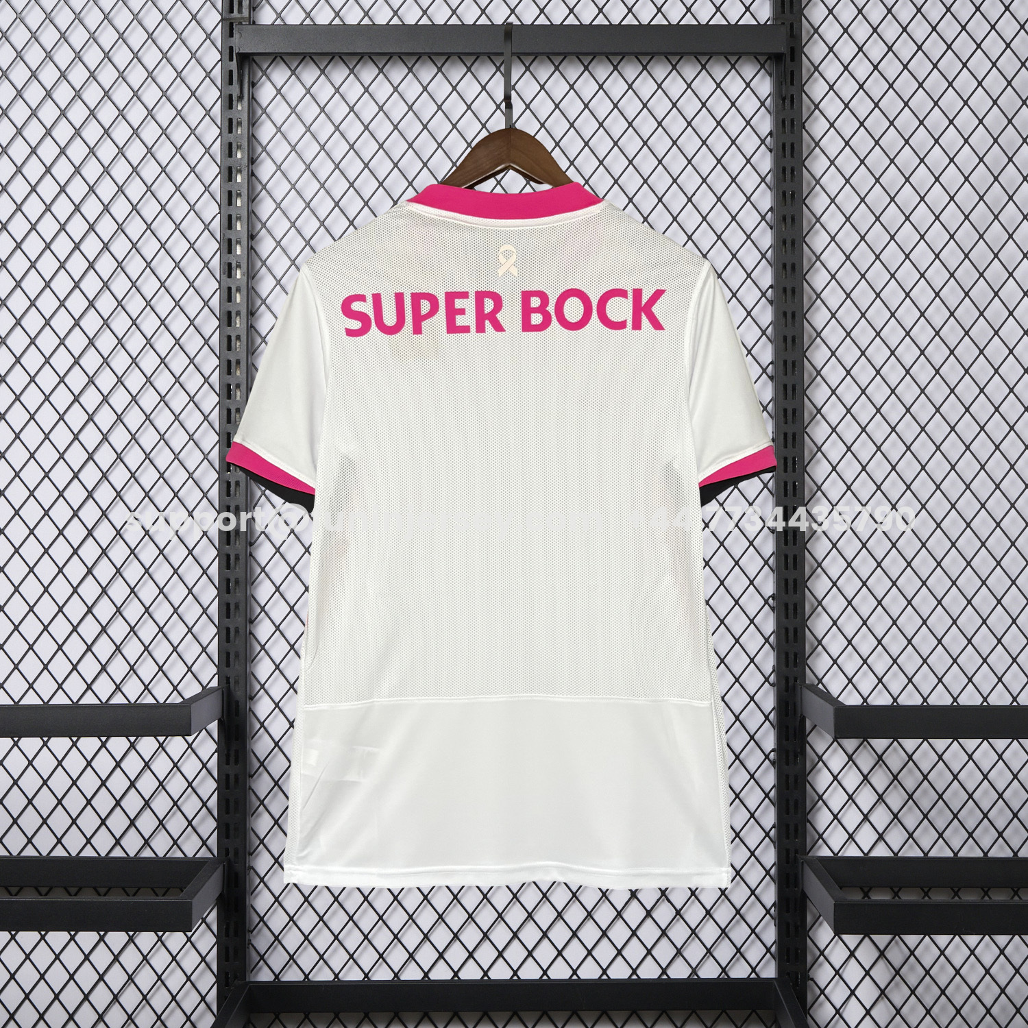Funinjersey-Sporting CP 25-26 Pink And White Special Jersey - Fans Version