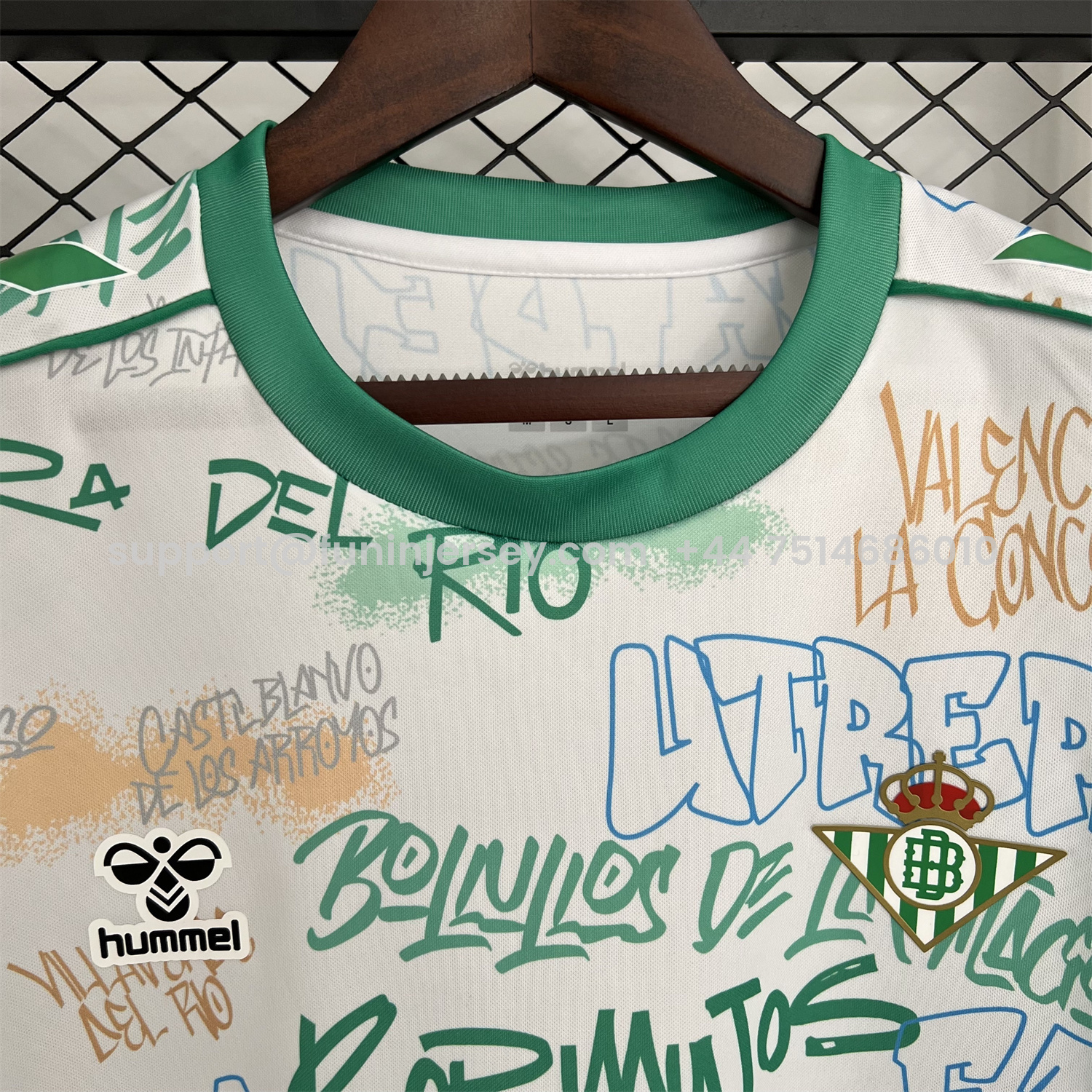 Funinjersey-Real Betis 25-26 Graffiti Style Special Jersey - Fans Version
