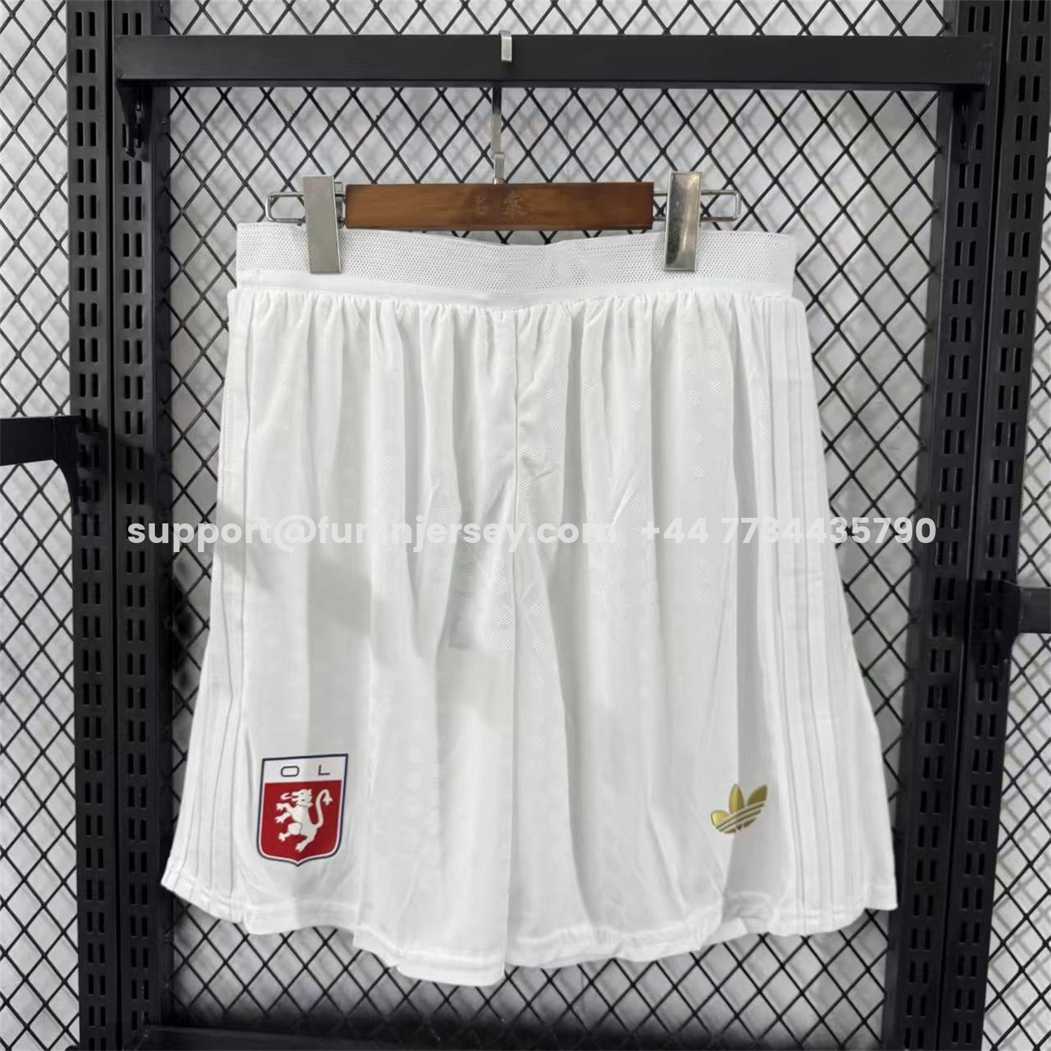 Funinjersey-Lyon 25-26 Anniversary White Shorts - Player Version
