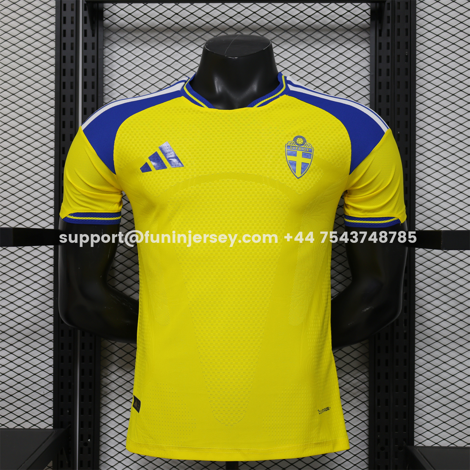 Funinjersey-Sweden 2026 Home Jersey - Player Version