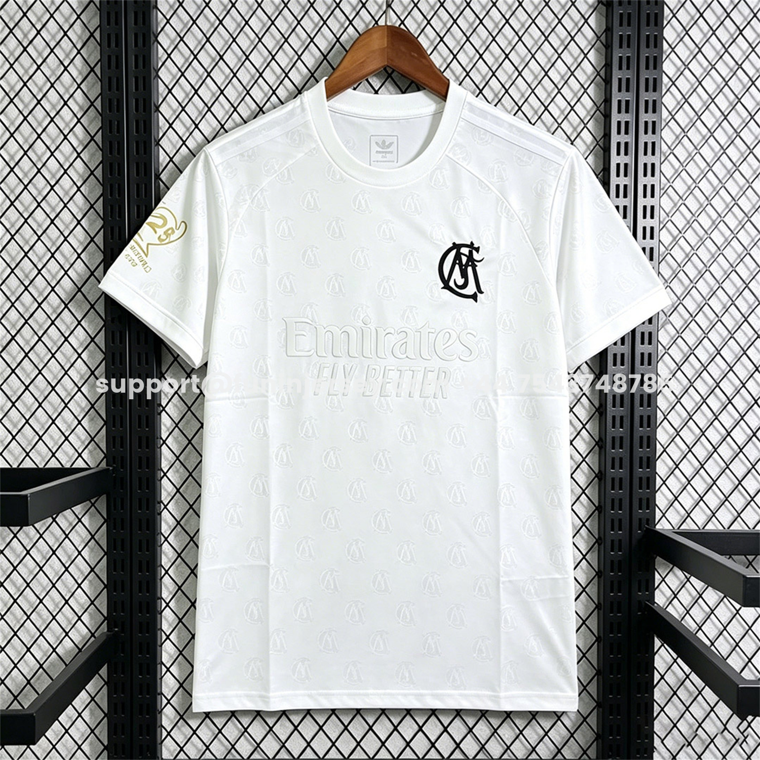 Funinjersey-Real Madrid 26-27 125th Anniversary White With Grey Accents Special Edition Jersey - Fans Version