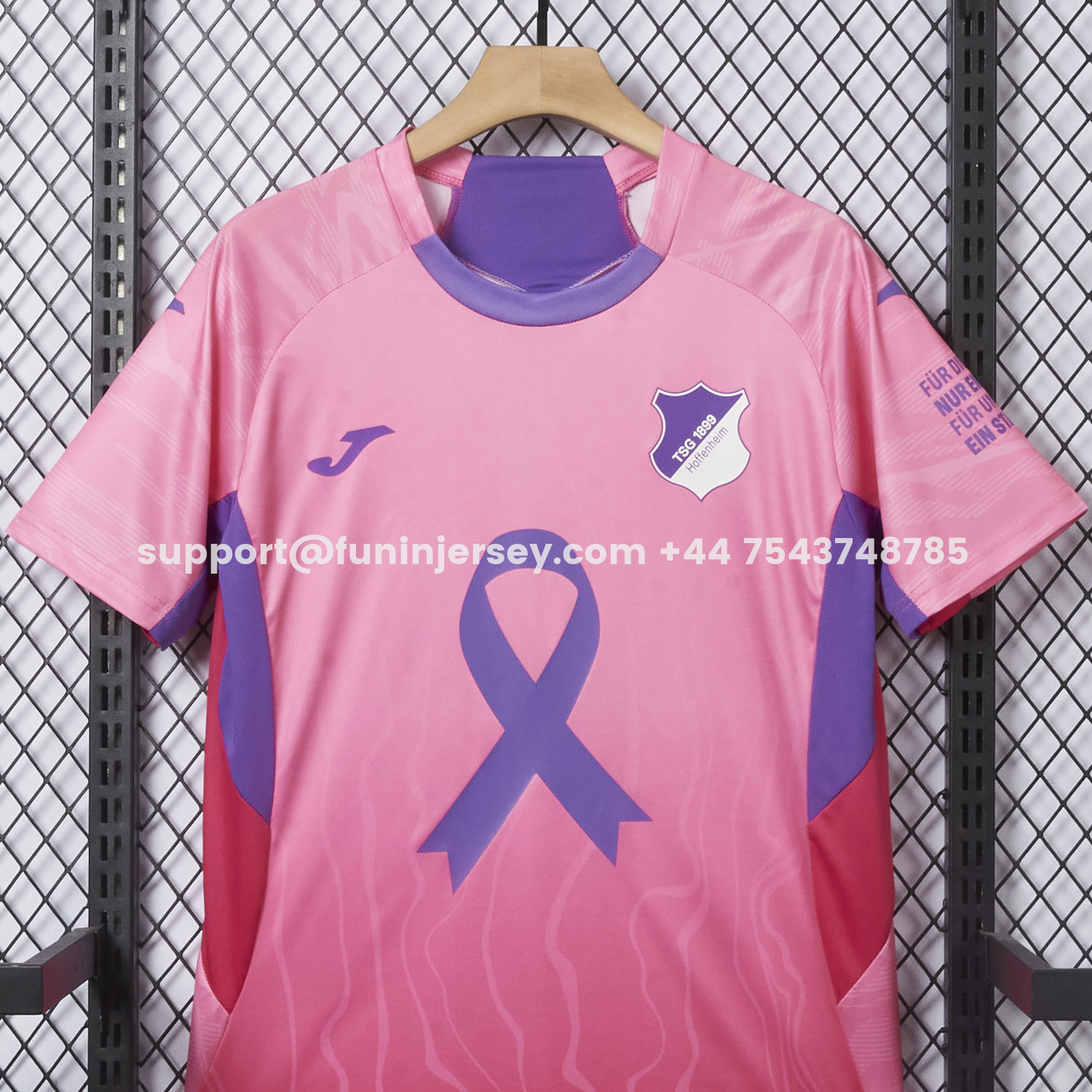 Funinjersey-Hoffenheim 25-26 Breast Cancer Awareness Special Jersey - Fans Version