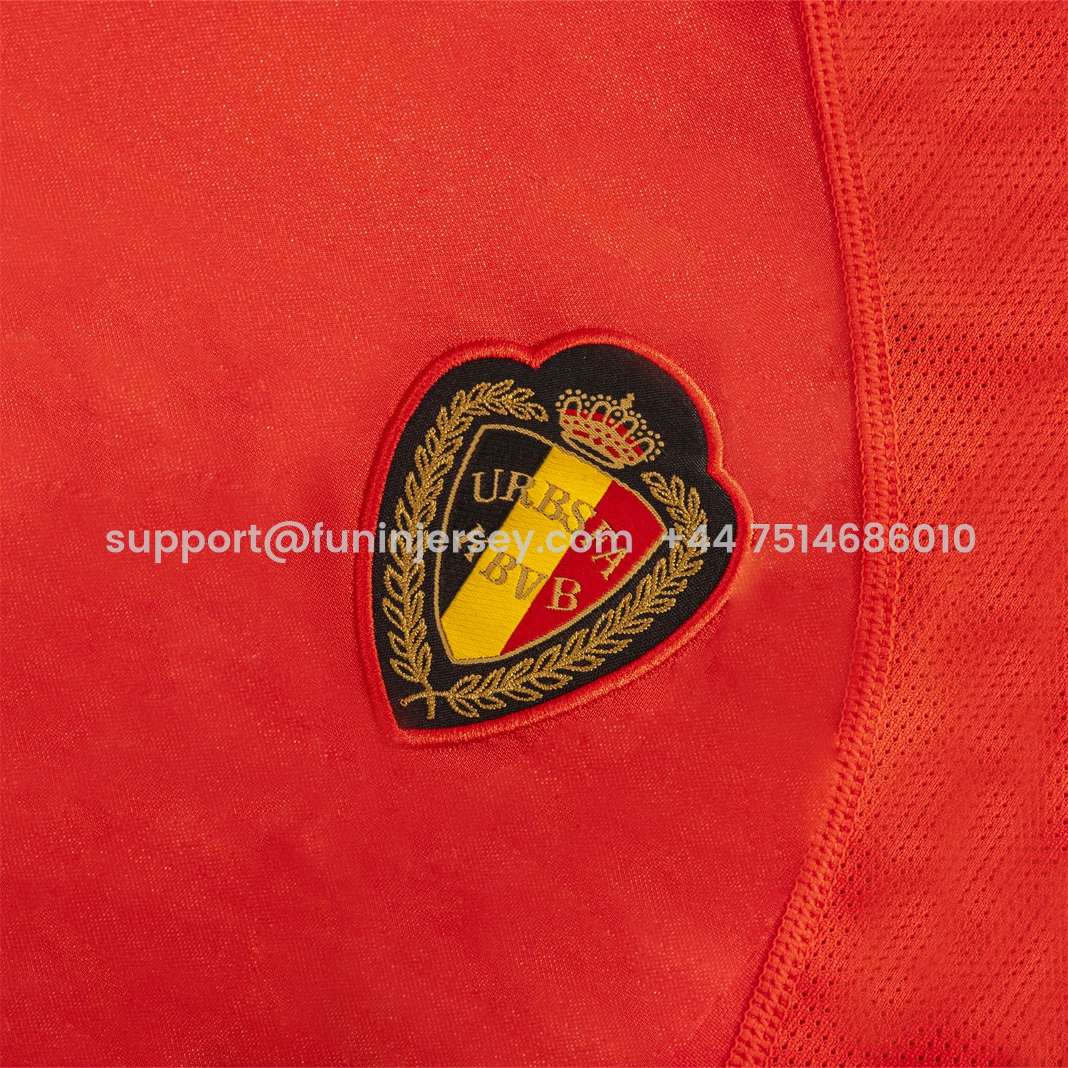 Funinjersey-Retro Belgium 2000 Home Red Jersey