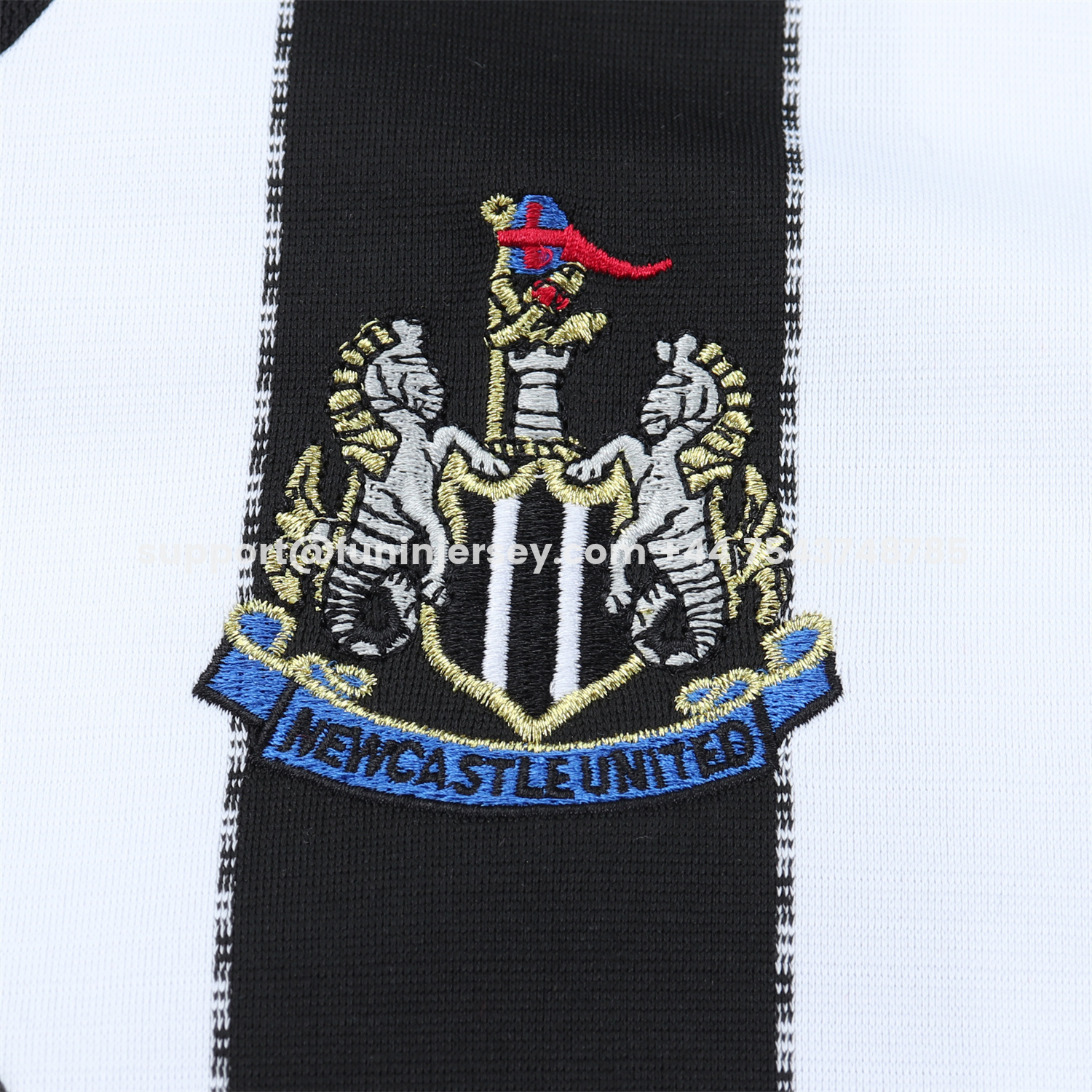 Funinjersey-Retro Newcastle United 1999-00 Home Kids Kit