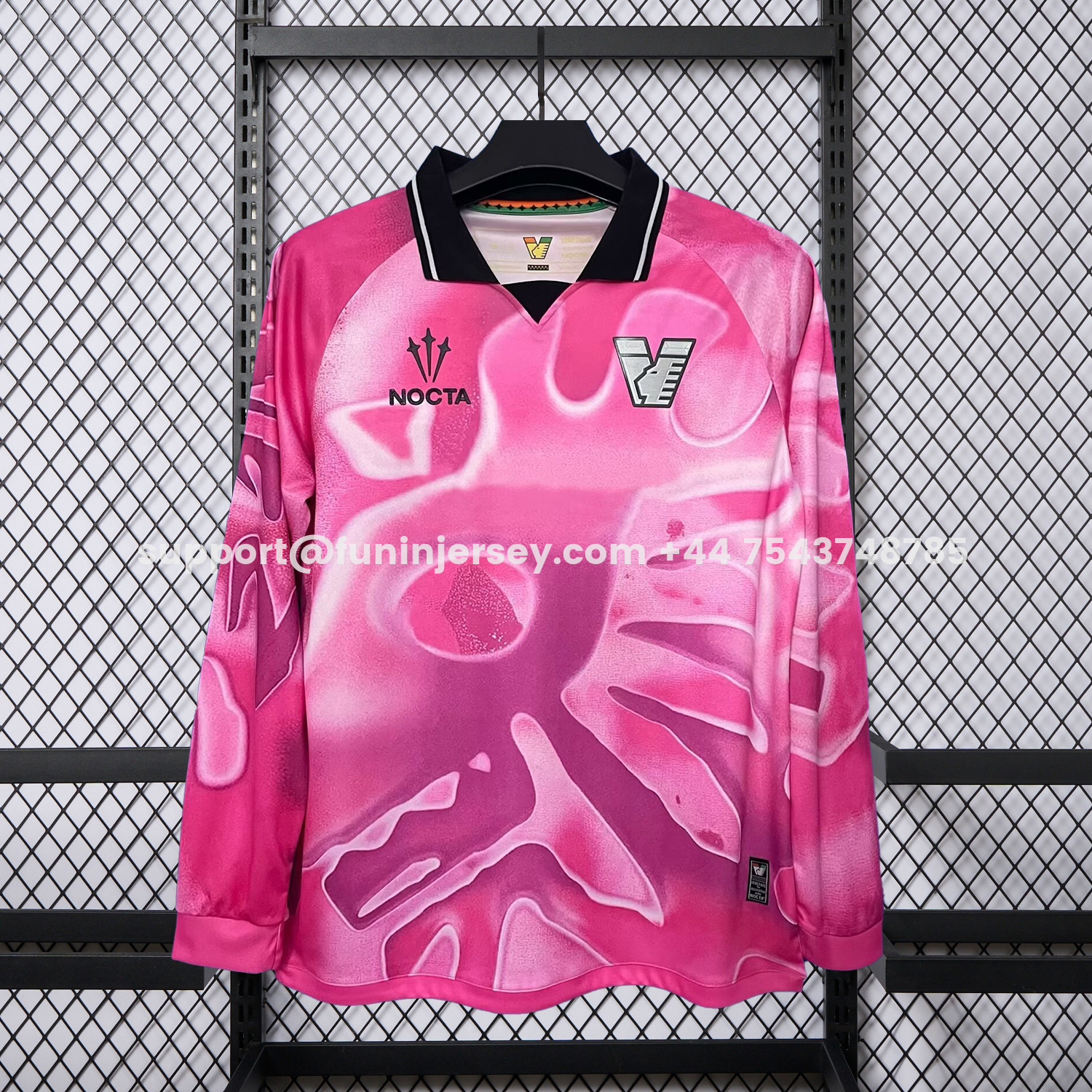 Funinjersey-Venezia FC 25-26 Goalkeeper Pink Unsponsored Long Sleeves Jersey - Fans Version