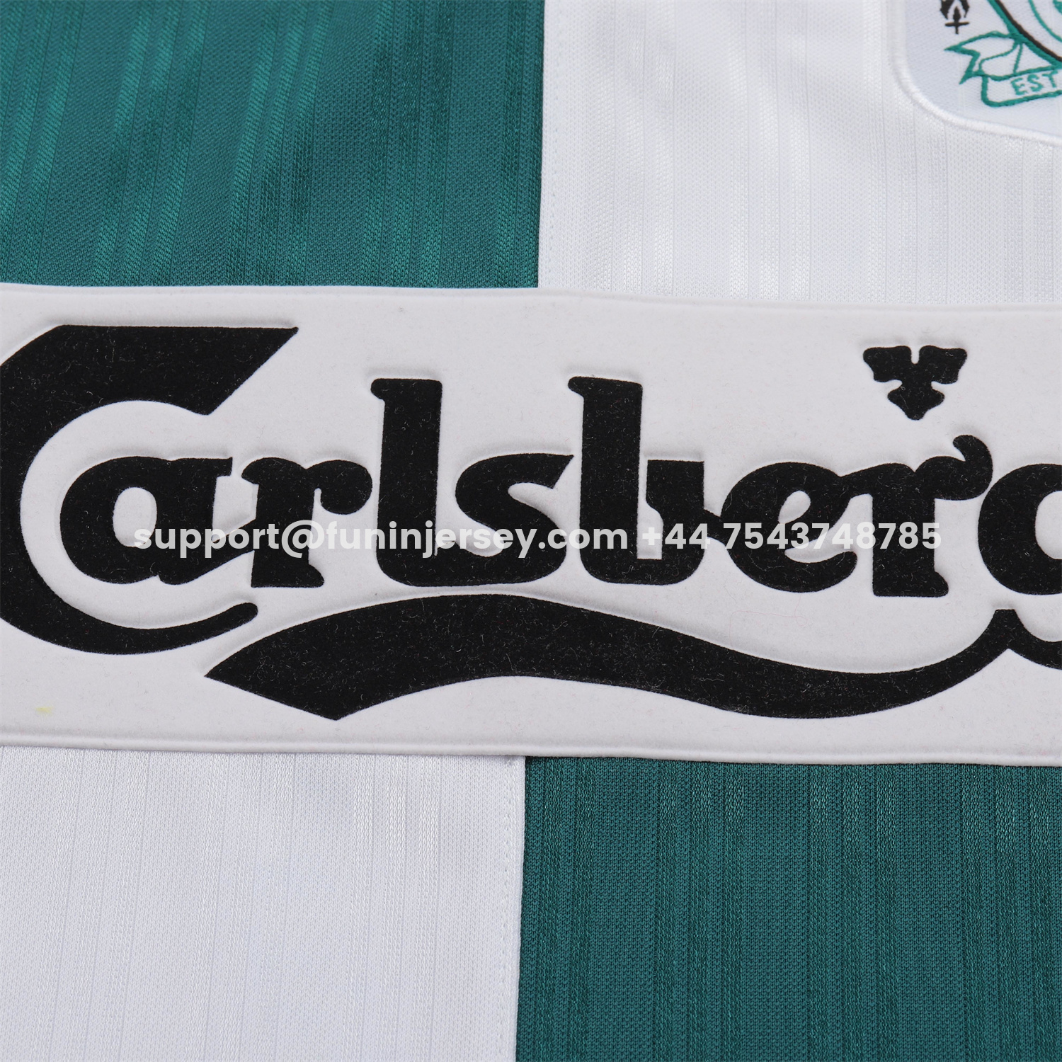 Funinjersey-Retro Liver.pool 1995-96 Away White And Green Kids Kit