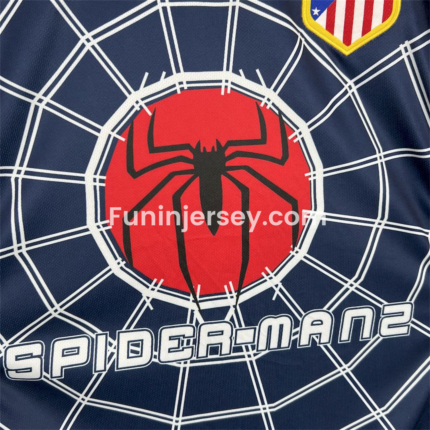 Funinjersey-Retro Atletico Madrid 2004-05 Away Jersey - S.p.i.d.e.r M.a.n