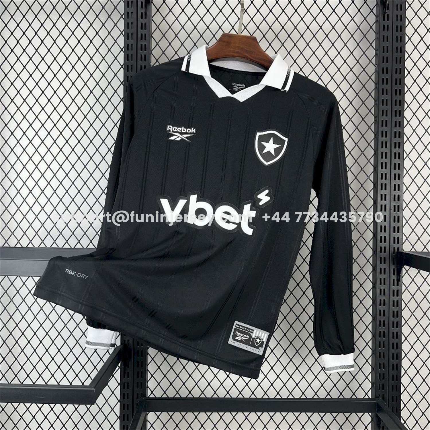 Funinjersey-Botafogo 25-26 Away Long Sleeves Jersey - Fans Version
