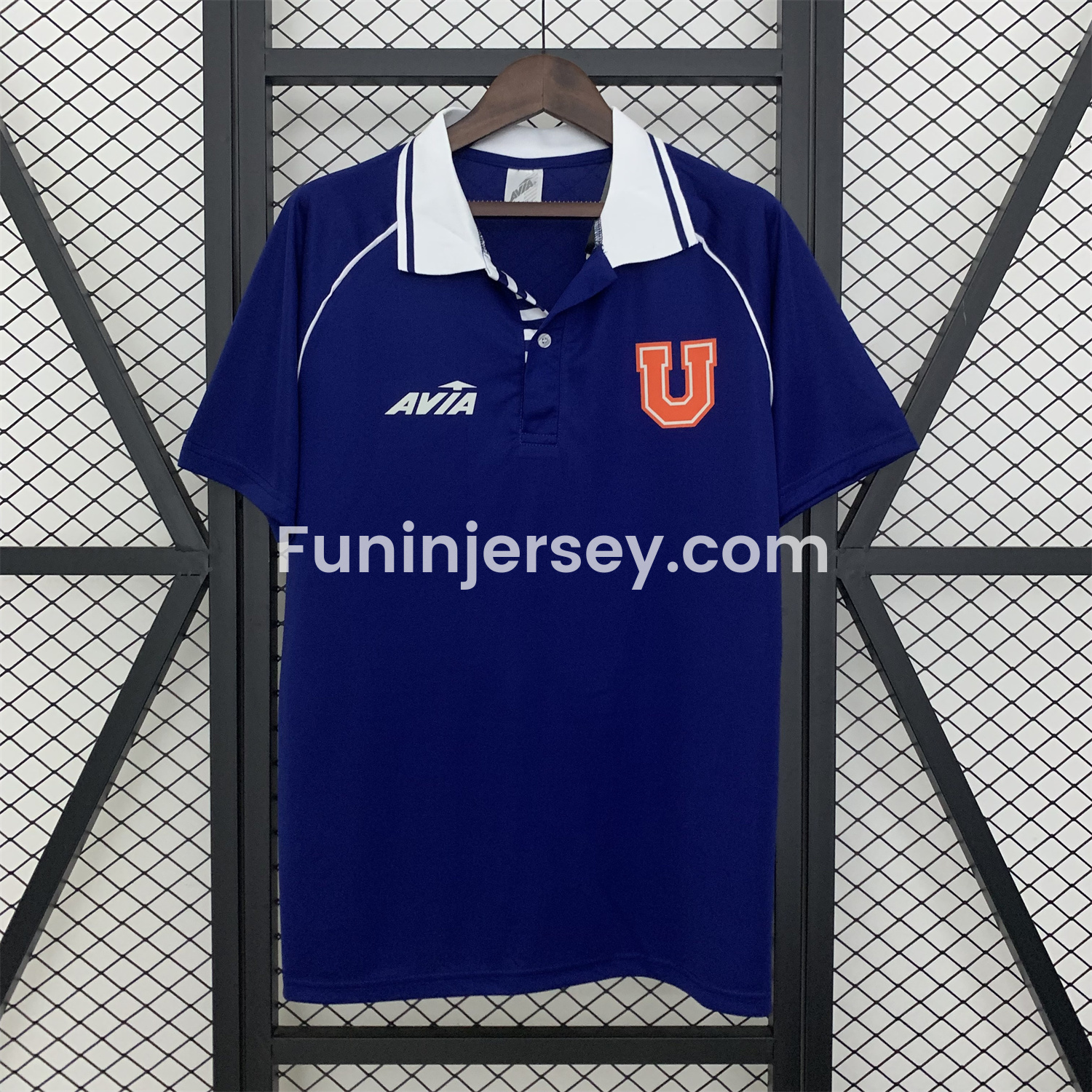 Funinjersey-Retro Universidad De Chile 1993 Home Unsponsored Jersey