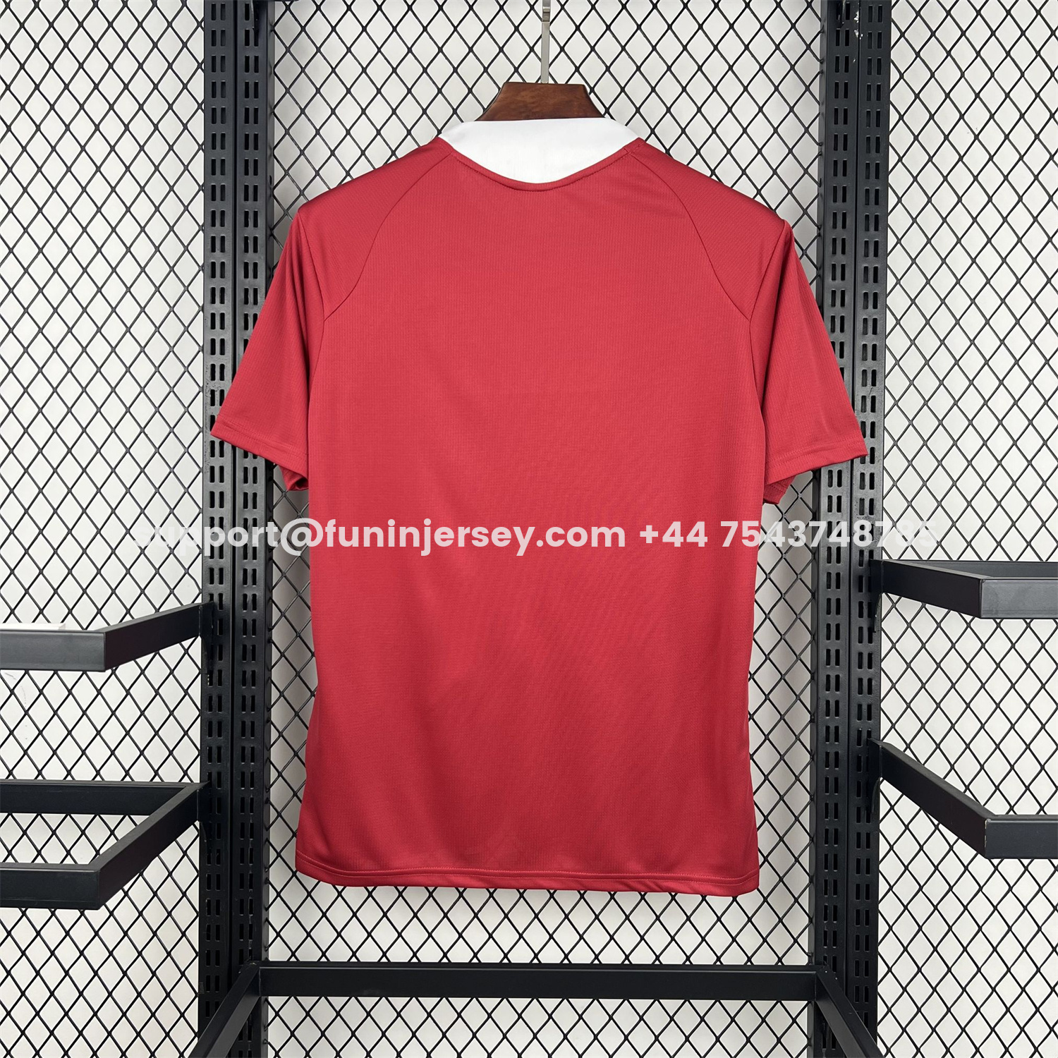 Funinjersey-Portugal 2026 Pre-Match Maroon With Blue Green Jersey - Fans Version