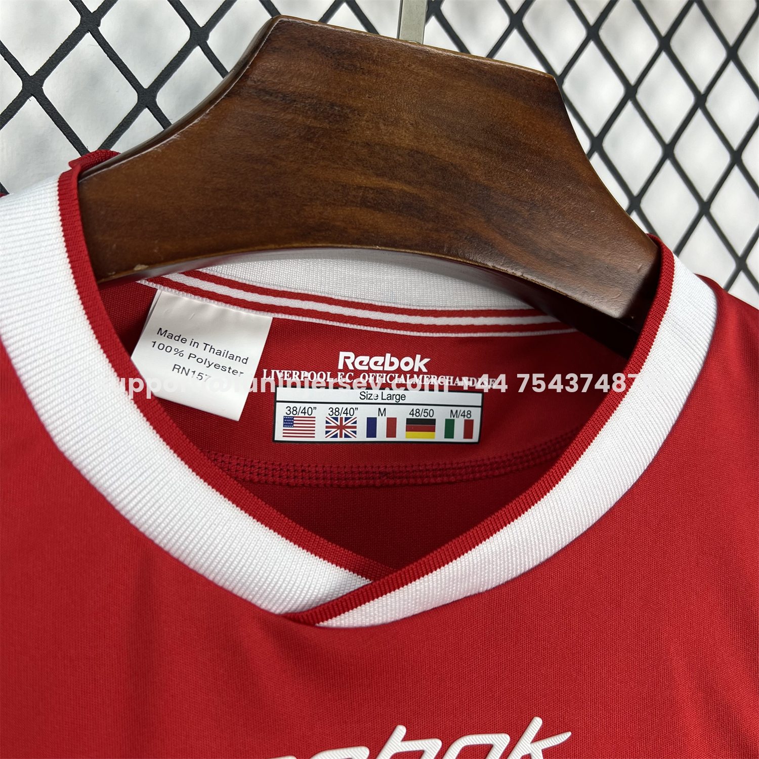 FUN-Funinjersey-Retro Liver.pool 2002-04 Home Jersey
