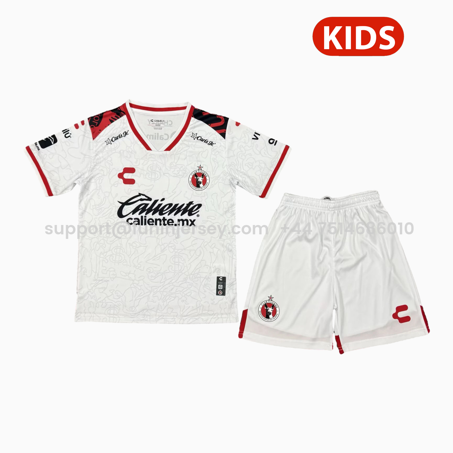Funinjersey-Tijuana 25-26 Away Kids Kit