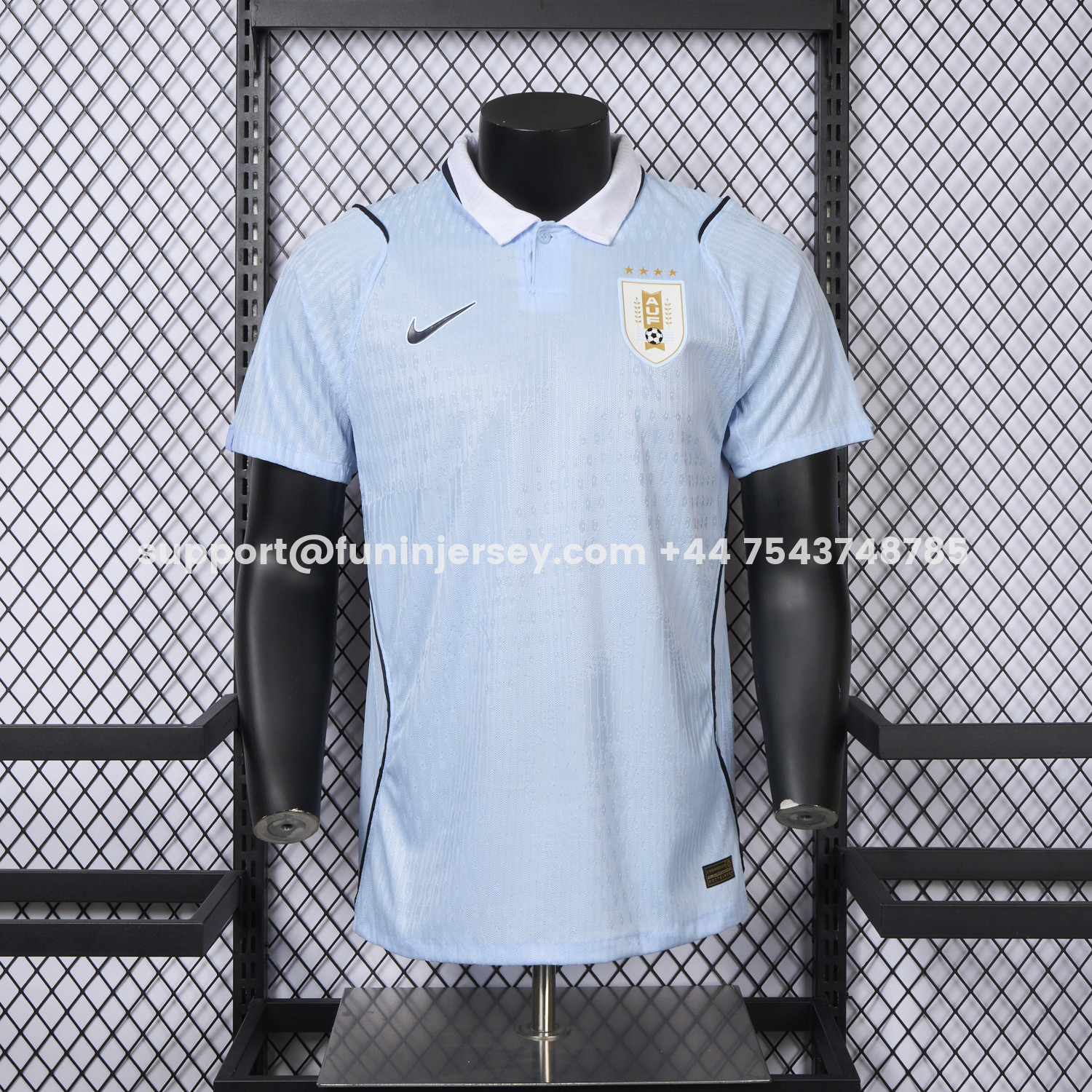 Funinjersey-Uruguay 2026 Home Jersey - Player Version