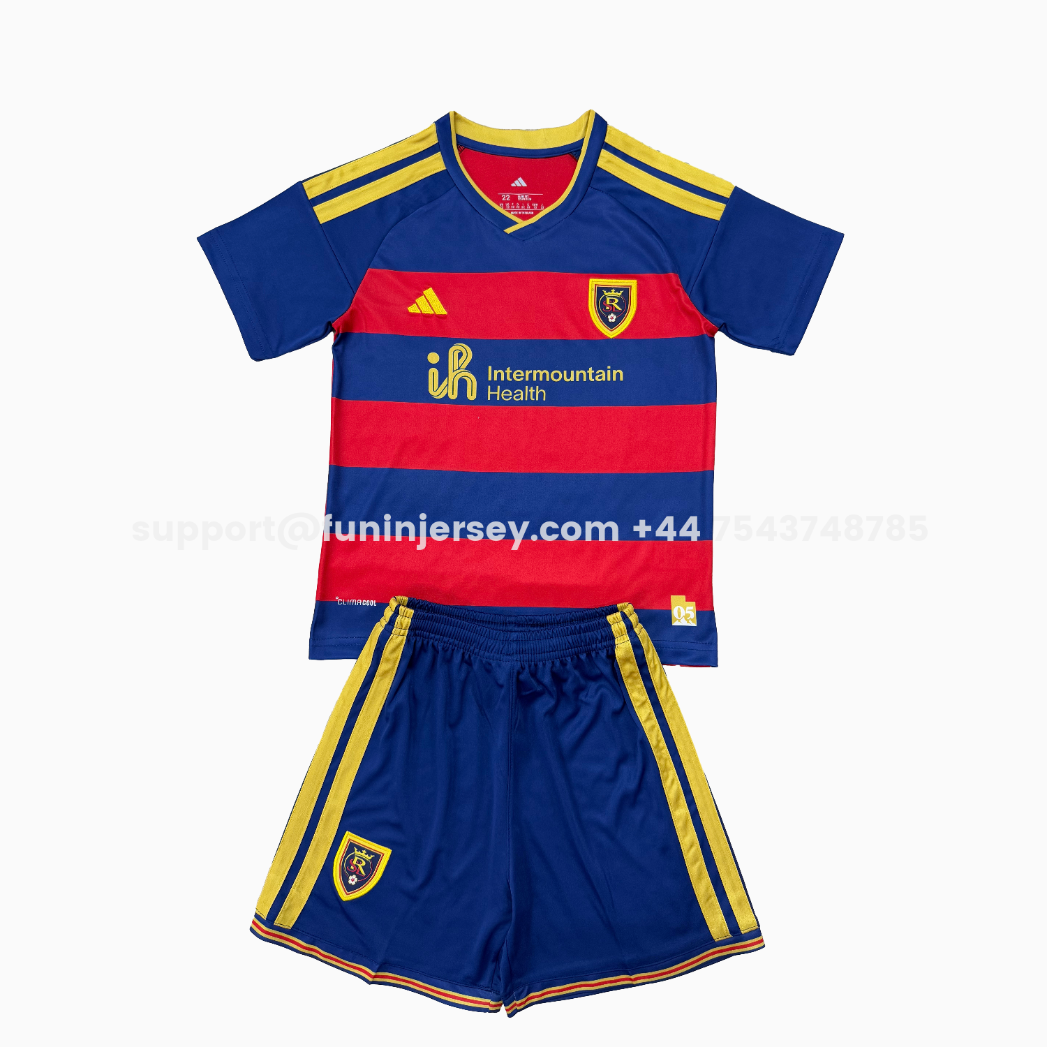Funinjersey-Real Salt Lake 2026 Home Kids Kit
