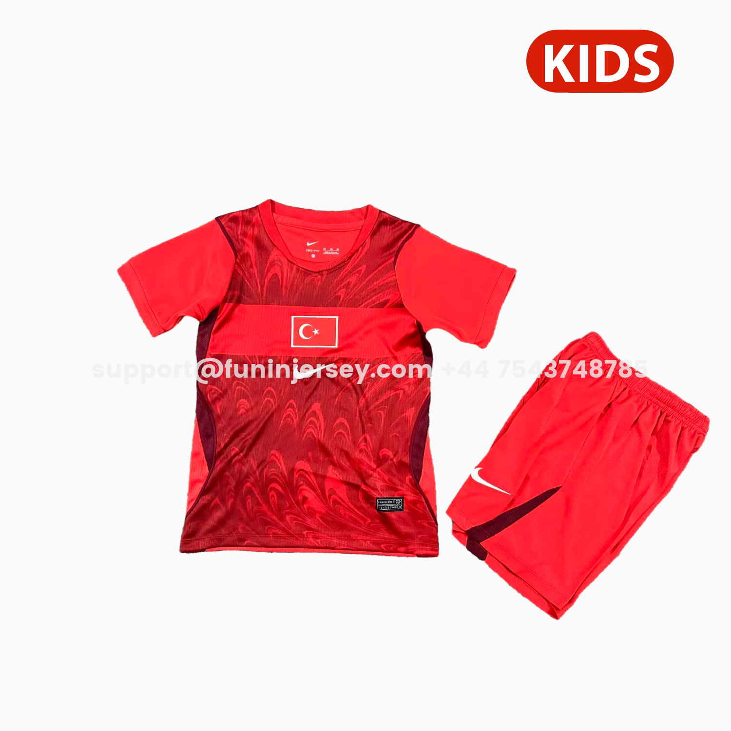 Funinjersey-Turkey 2026 Away Kids Kit