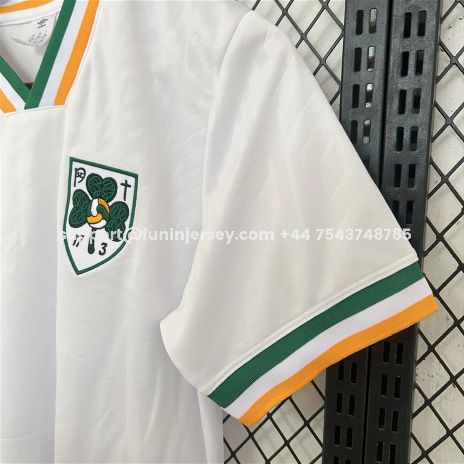 Funinjersey-Ireland 2026 St. Patrick's Day White Jersey - Fans Version