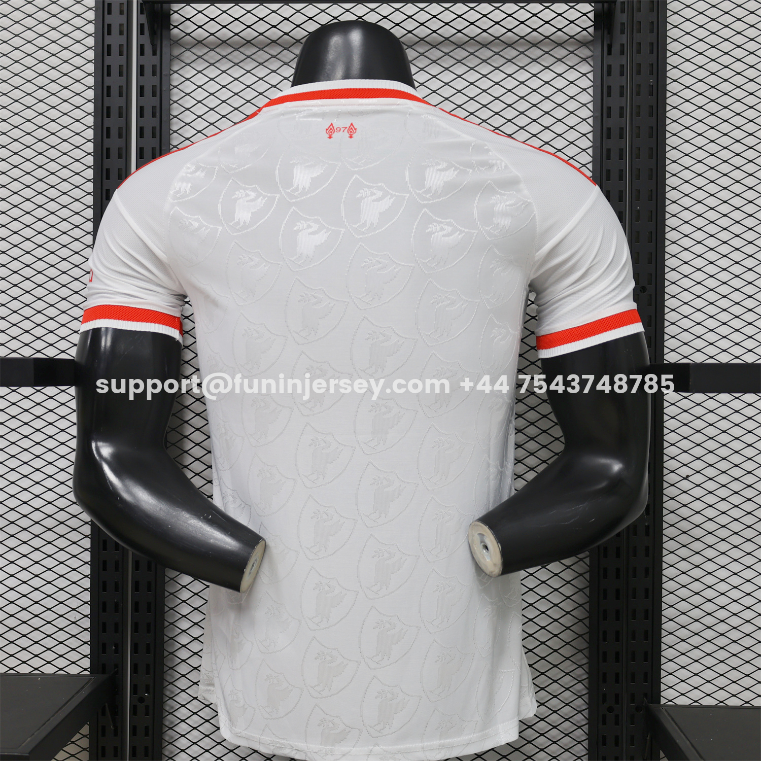 Funinjersey-Liver.pool 26-27 Casual White With Faint Logos Jersey - Player Version