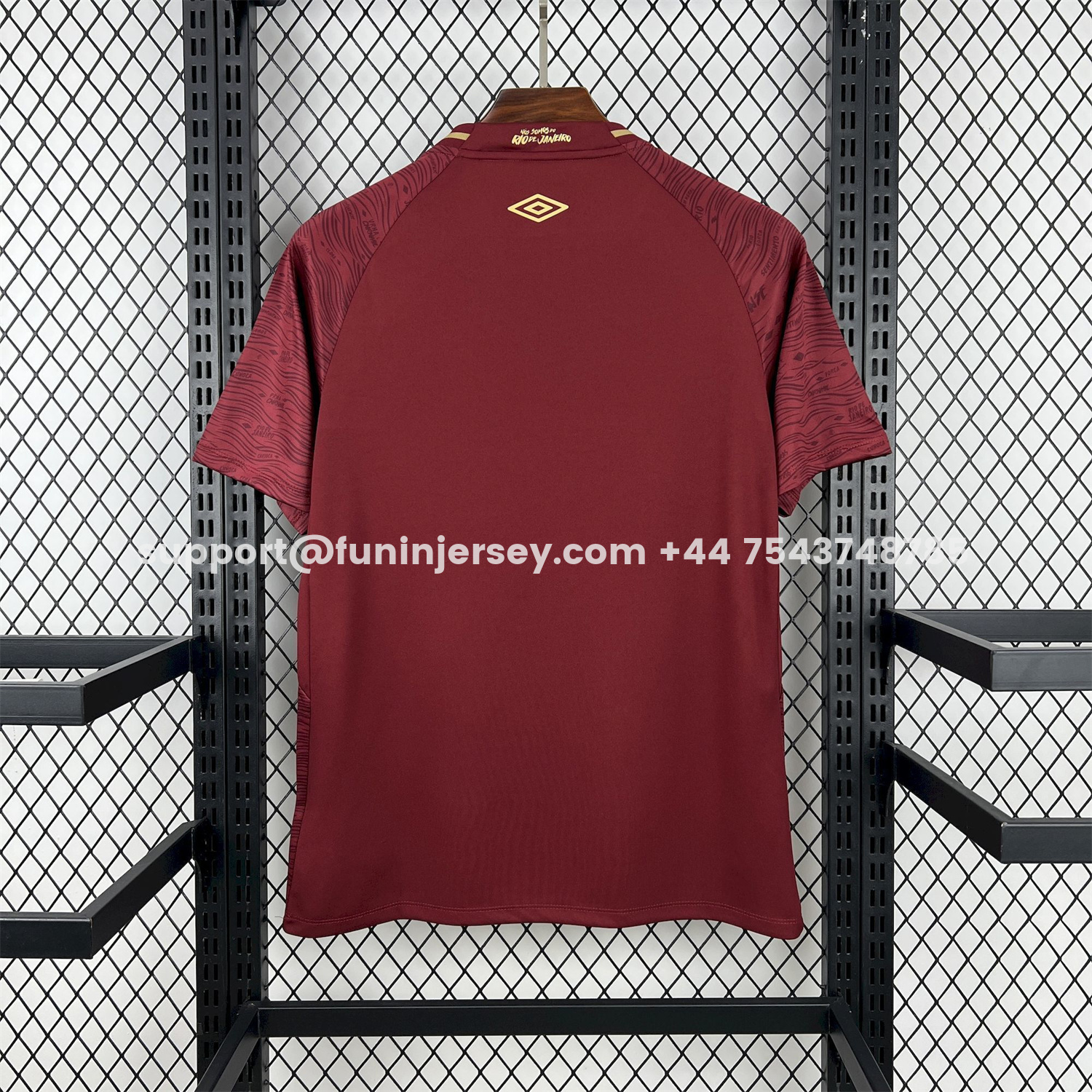 Funinjersey-Fluminense 25-26 Third Red Jersey - Fans Version