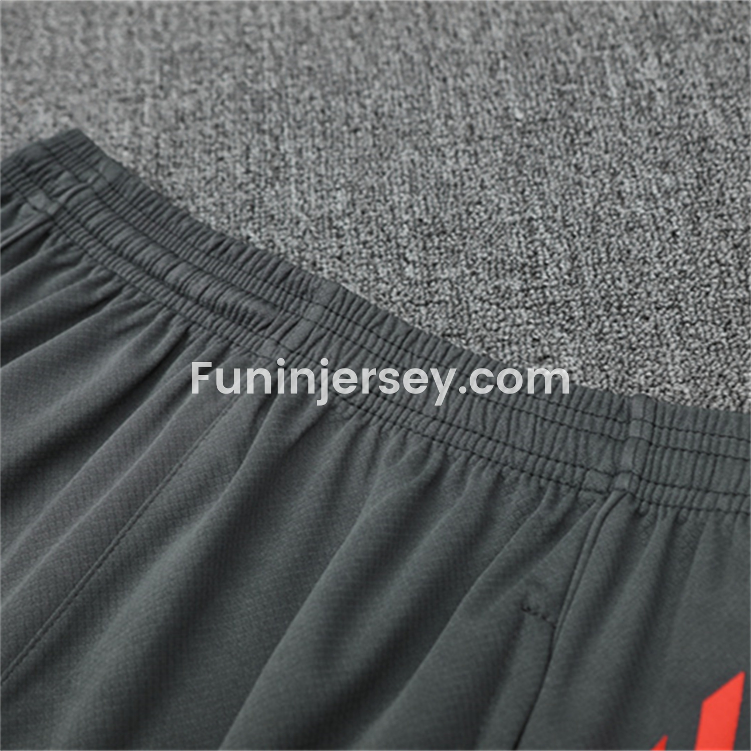 Funinjersey-Bayern Munich 25-26 Short-Sleeve Training Set - Orange Top & Gray shorts