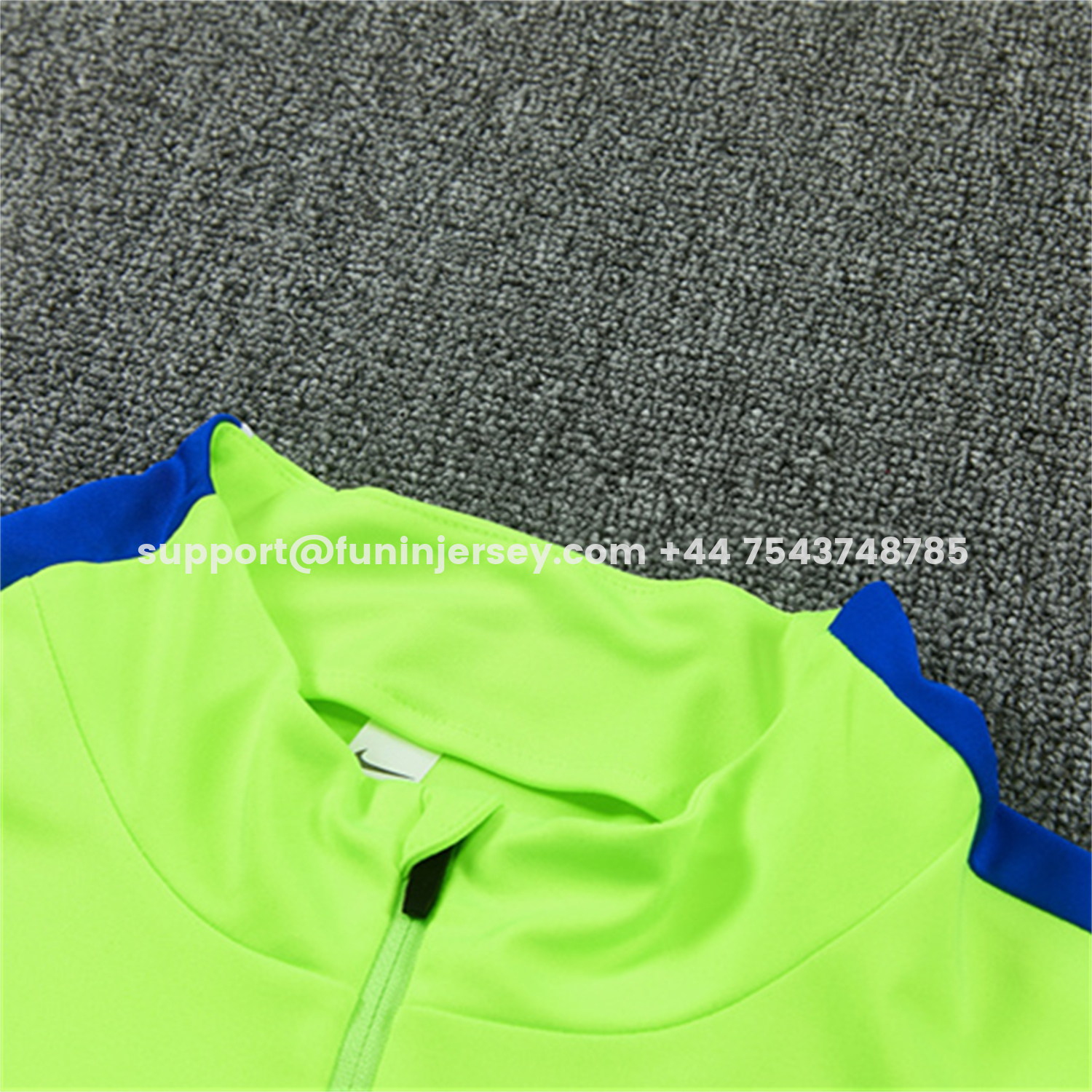 Funinjersey-Atletico Madrid 26-27 Long Sleeves Training Set - Neon Green Top & Black Pants