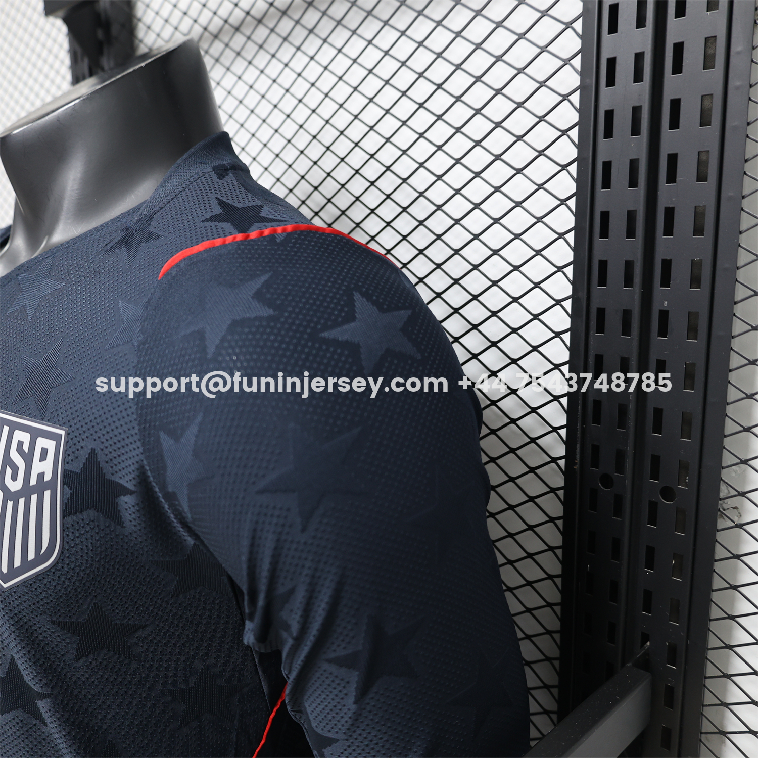 Funinjersey-United States USA 2026 Away Long Sleeves Jersey - Player Version
