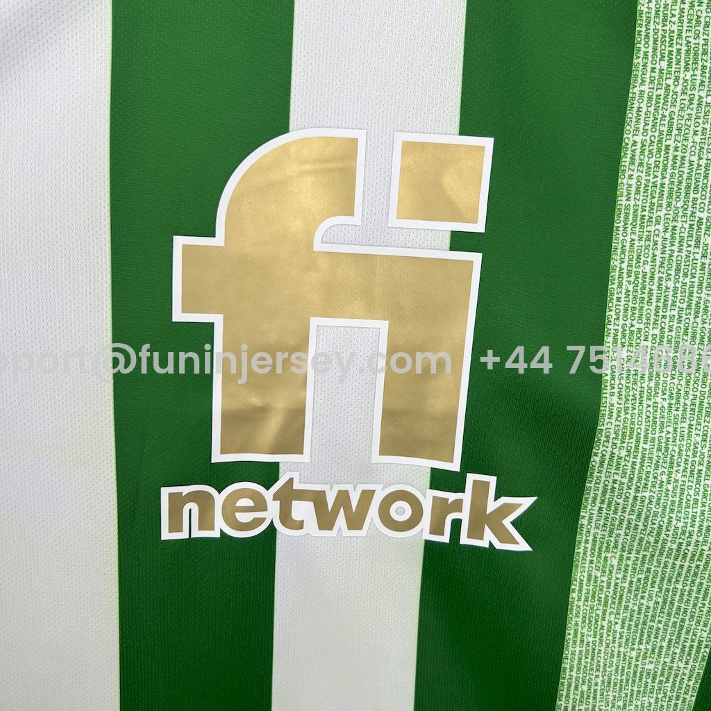 Funinjersey-Retro Real Betis 2021-22 Copa del Rey Final Jersey