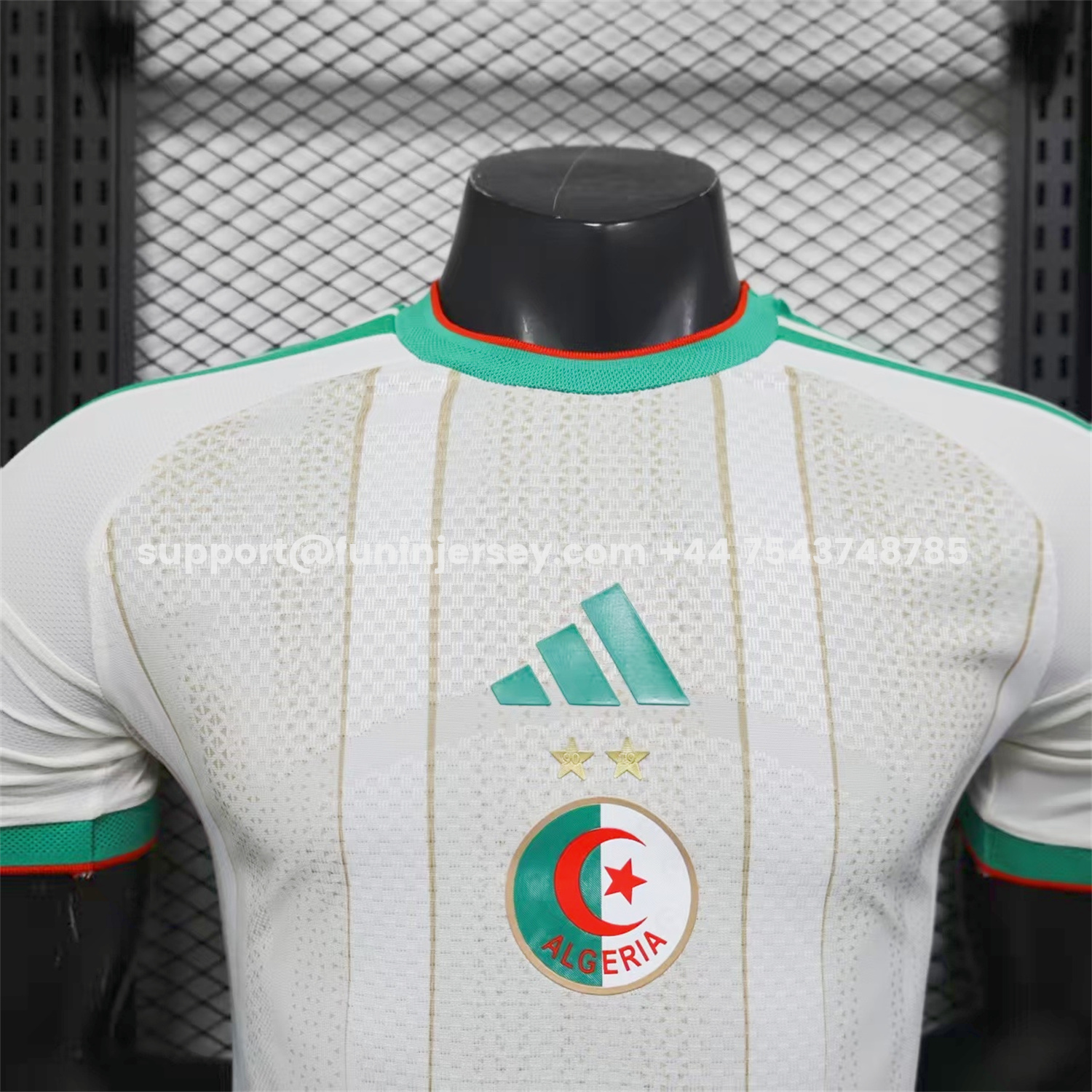 Funinjersey-Algeria 2026 Home Jersey With 2 Stars - Player Version