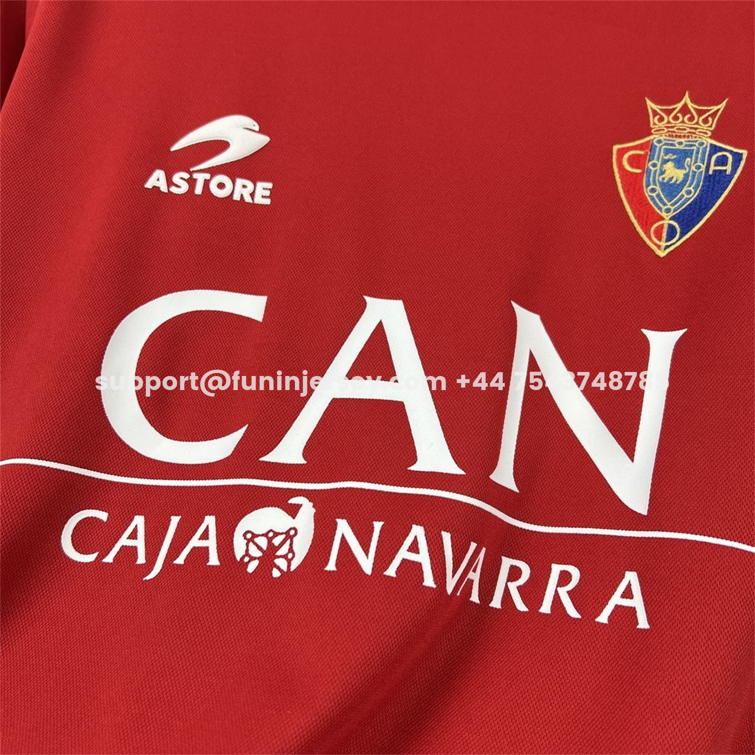 Funinjersey-Retro Osasuna 2000-01 Home Jersey