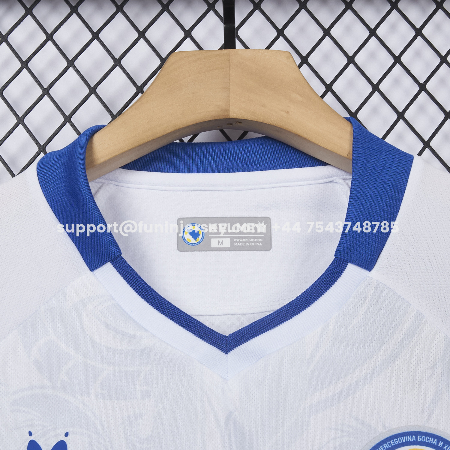 Funinjersey-Bosnia and Herzegovina 2025 Away Jersey - Fans Version