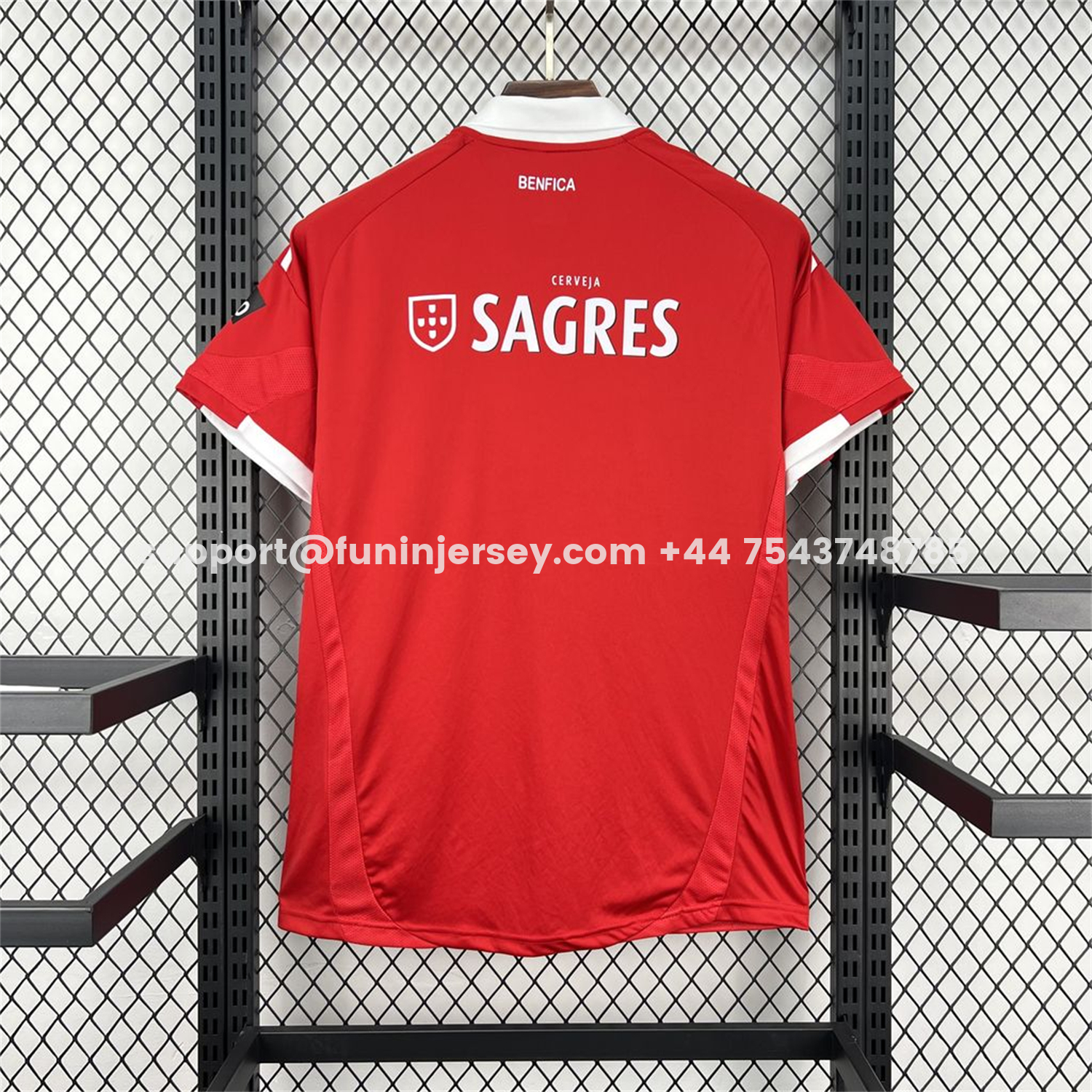 Funinjersey-Retro Benfica 2009-10 Home Jersey