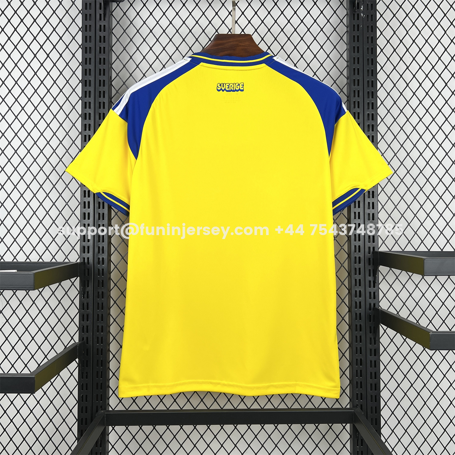 Funinjersey-Sweden 2026 Home Jersey - Fans Version