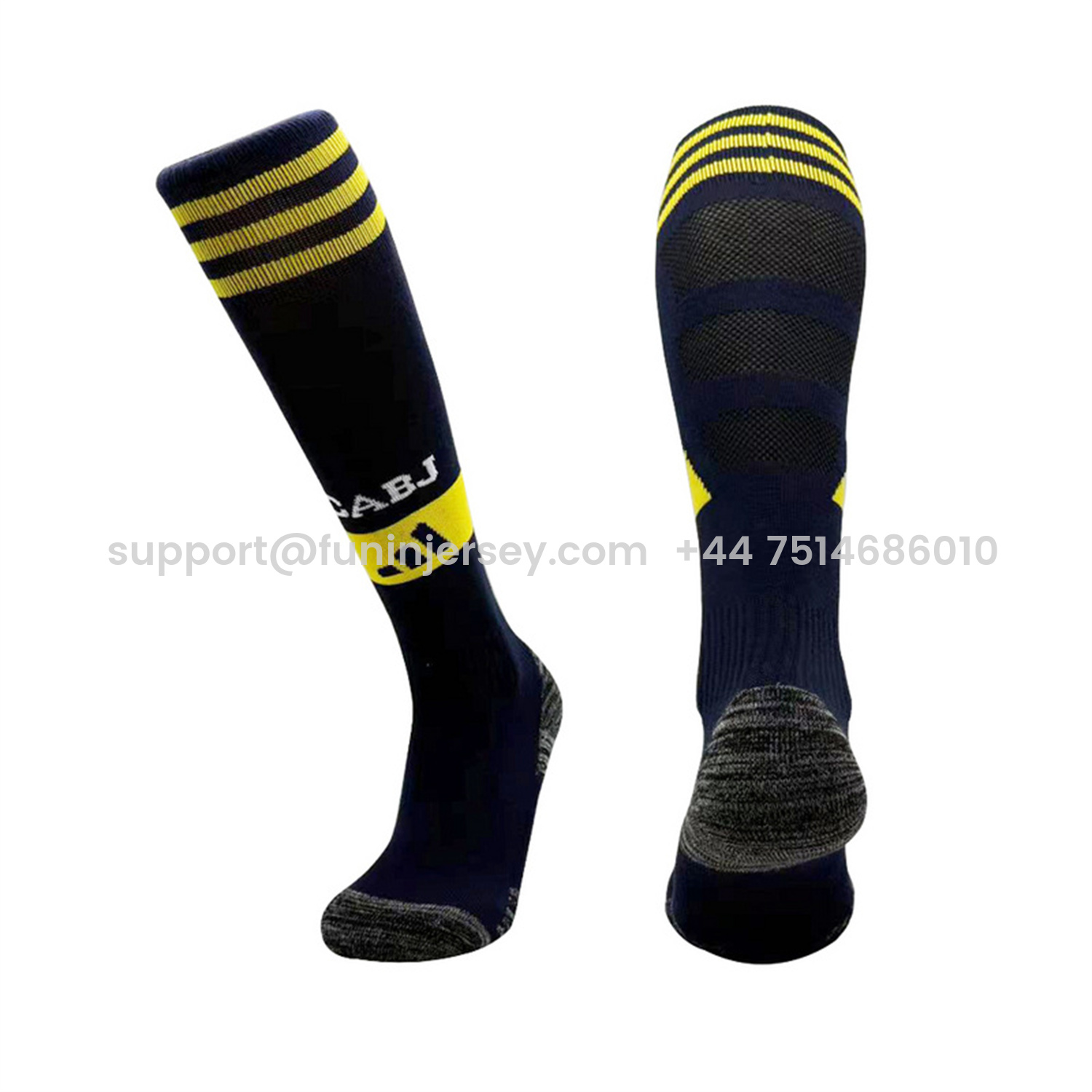 Funinjersey-Boca Juniors 25-26 Home Socks - Black