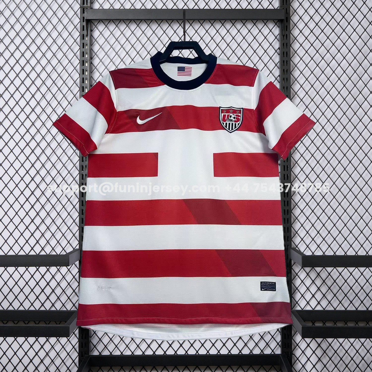 Funinjersey-Retro United States USA 2013 Home Jersey