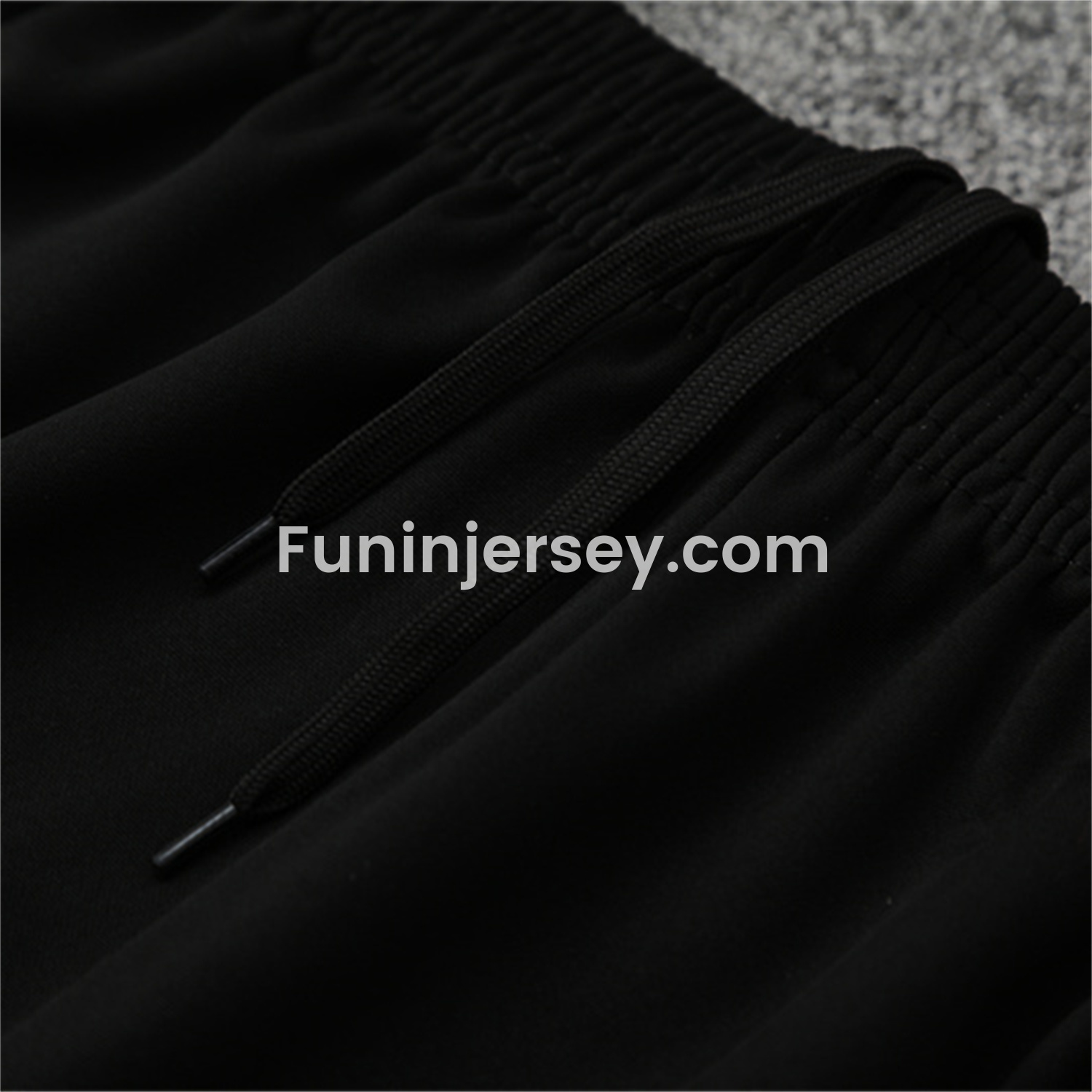 Funinjersey-INT M.A.M 25-26 Kid Long Sleeves Training Set - Black Top & Black Pants