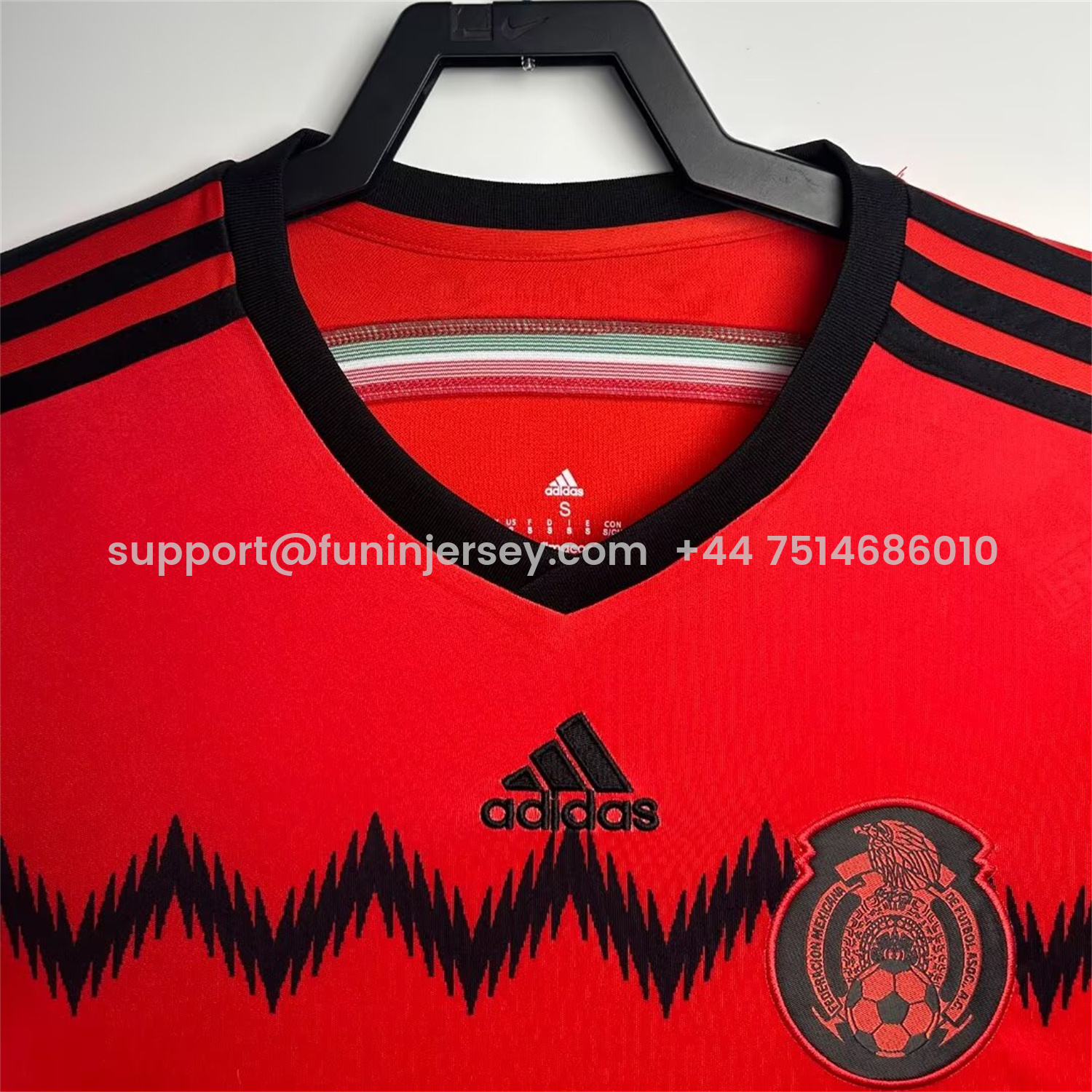 Funinjersey-Retro Mexico 2014 Away Red Jersey