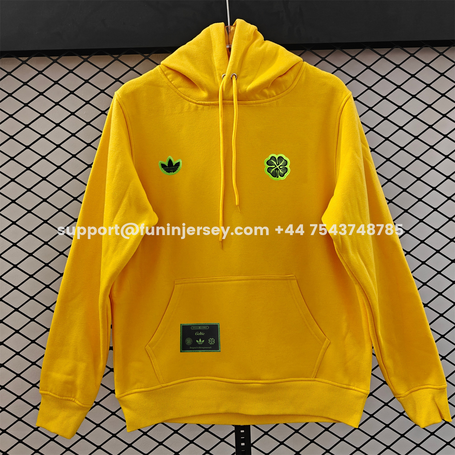 Funinjersey-Celtic 25-26 Originals Terrace Icon Unisex Pullover Hoodie