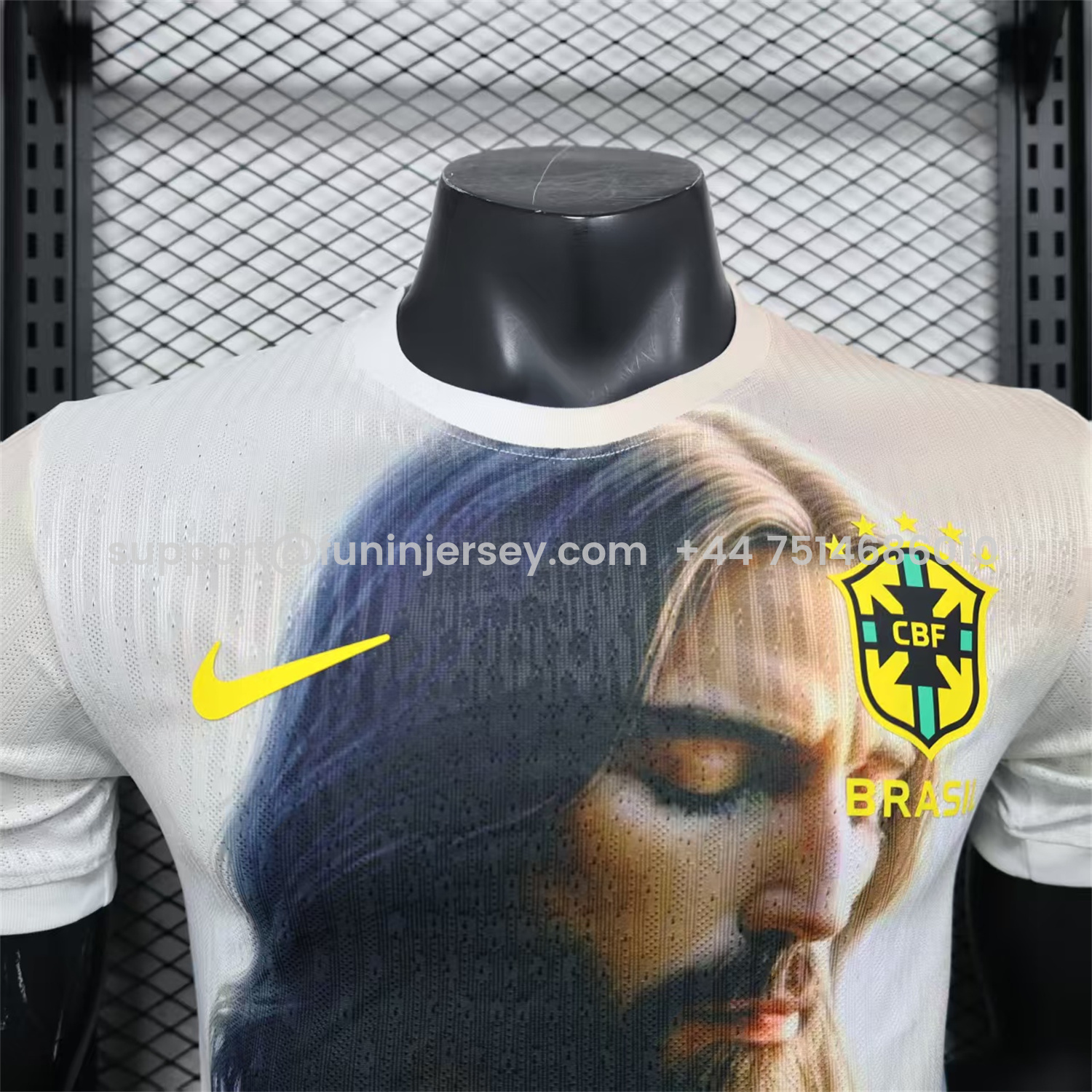 Funinjersey-Brazil 25-26 Jesus Praying Special White Jersey - Player Version