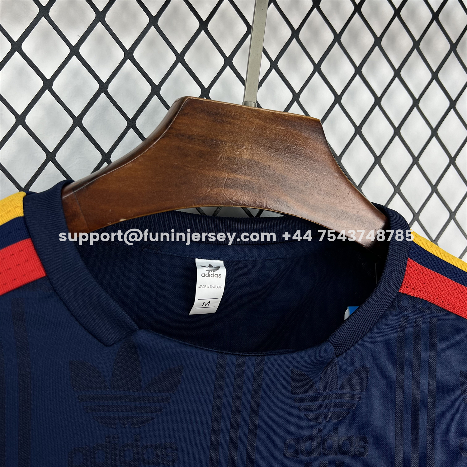 FUN-Funinjersey-Spain 2026 Dark Blue With Red Accents Special Jersey - Fans Version