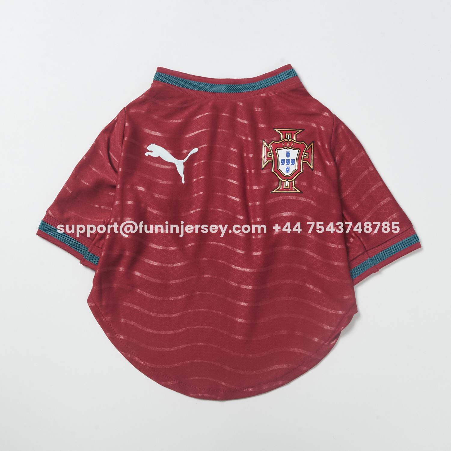 Funinjersey-Portugal 2026 Home Pet Jersey - Player Version