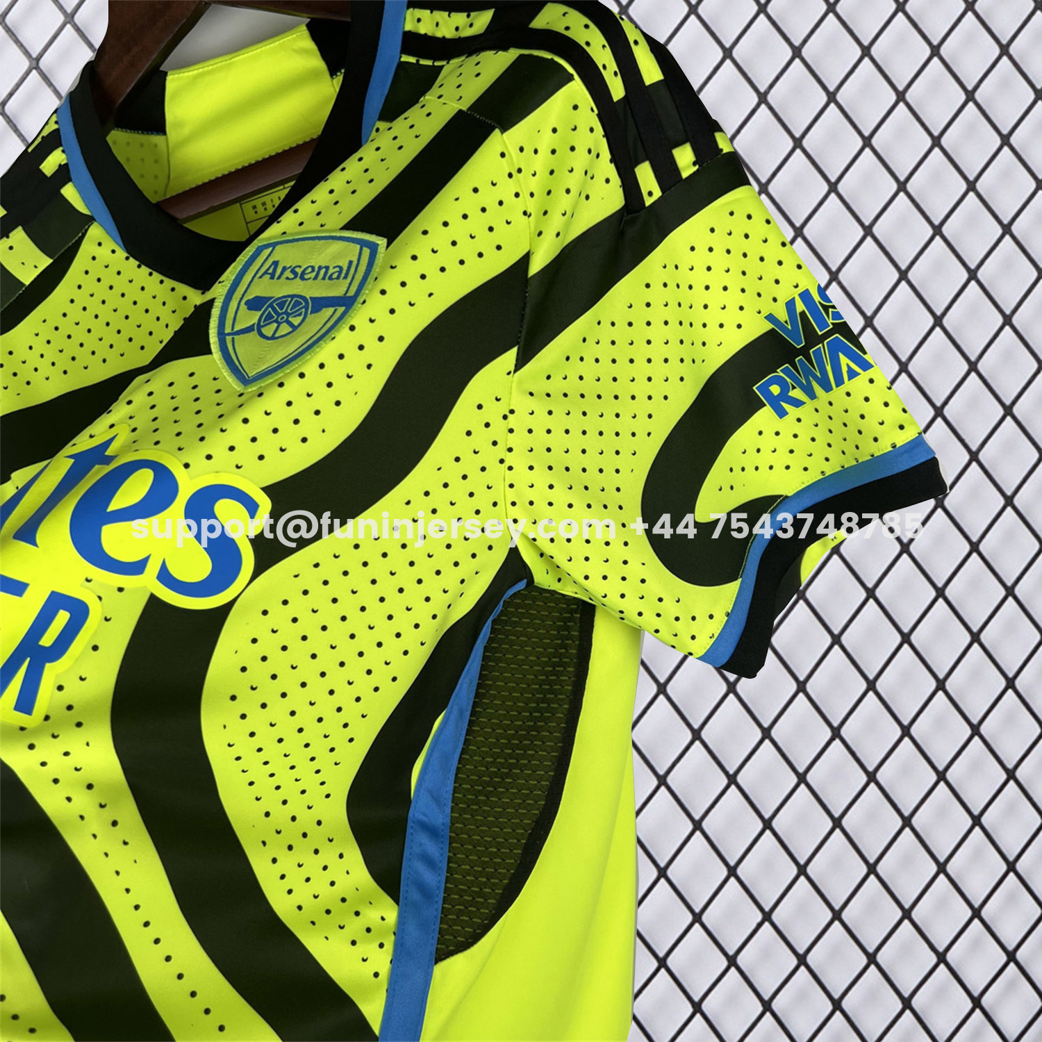 Funinjersey-Retro Arsenal 2023-24 Away Jersey