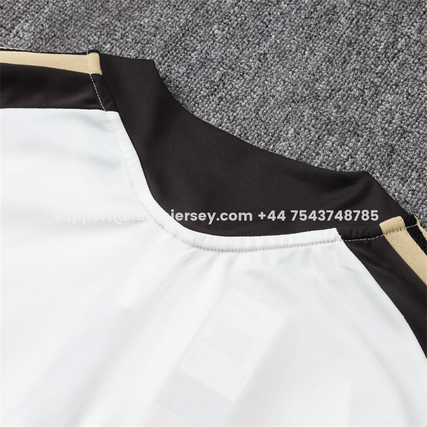 Funinjersey-Flamengo 2026 Long Sleeve Training Set - White Top & Black Pants