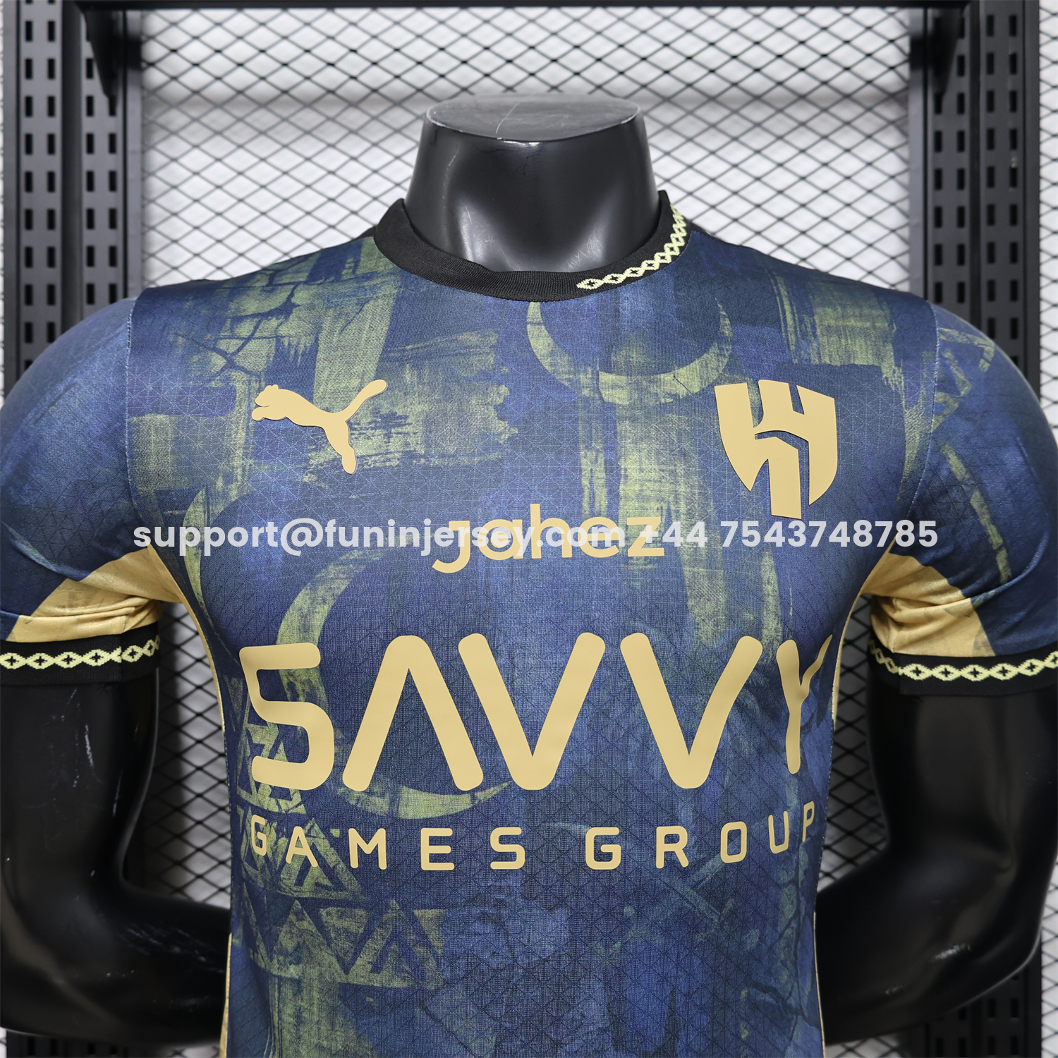 Funinjersey-Al Hilal Riyadh Crescent 26-27 Navy blue Special Jersey - Player Version